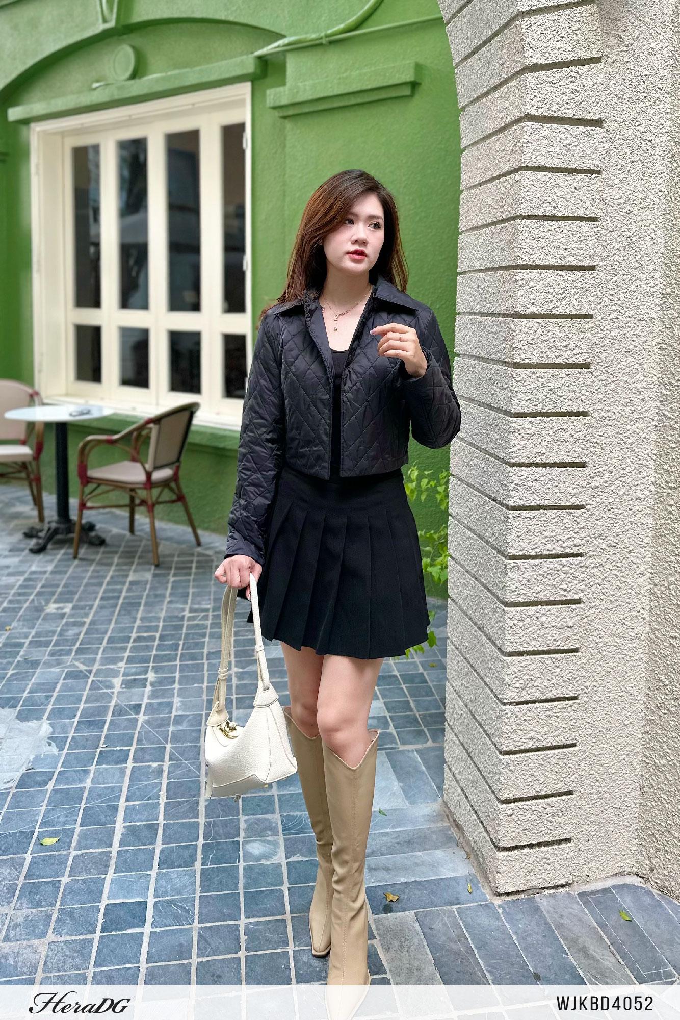 Áo phao 3 lớp dáng ngắn
