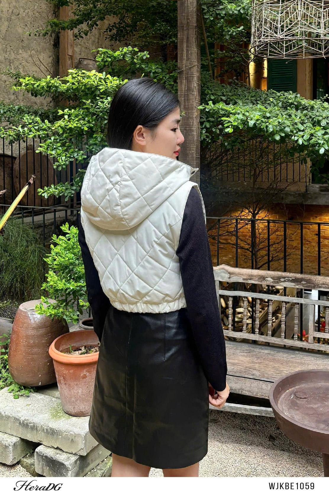 Áo phao gile 3 lớp có mũ