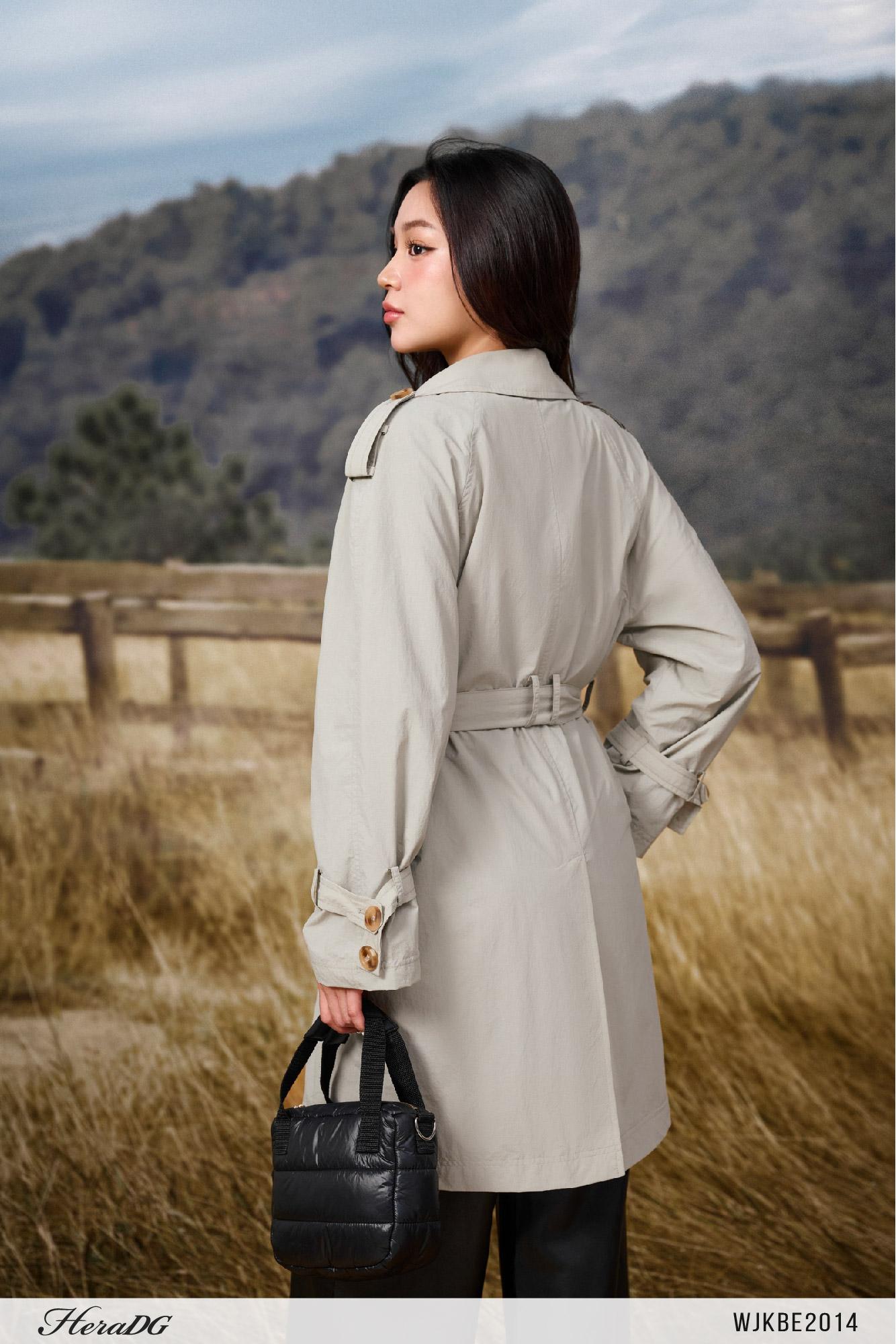 Áo gió dáng trench coat