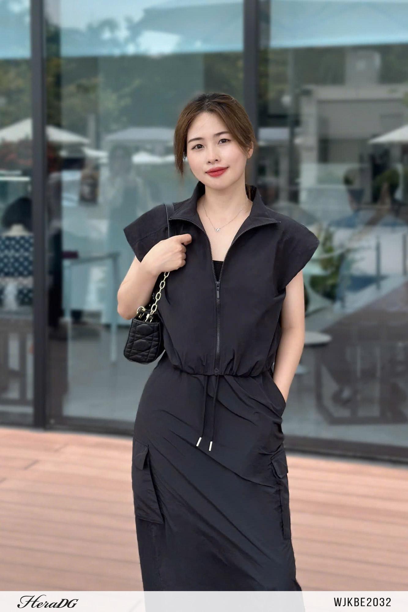 Sét bộ áo ngắn tay, chân váy dài