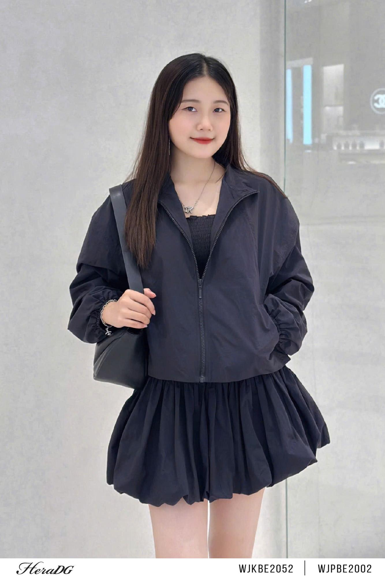 Áo gió 2 lớp dáng ngắn