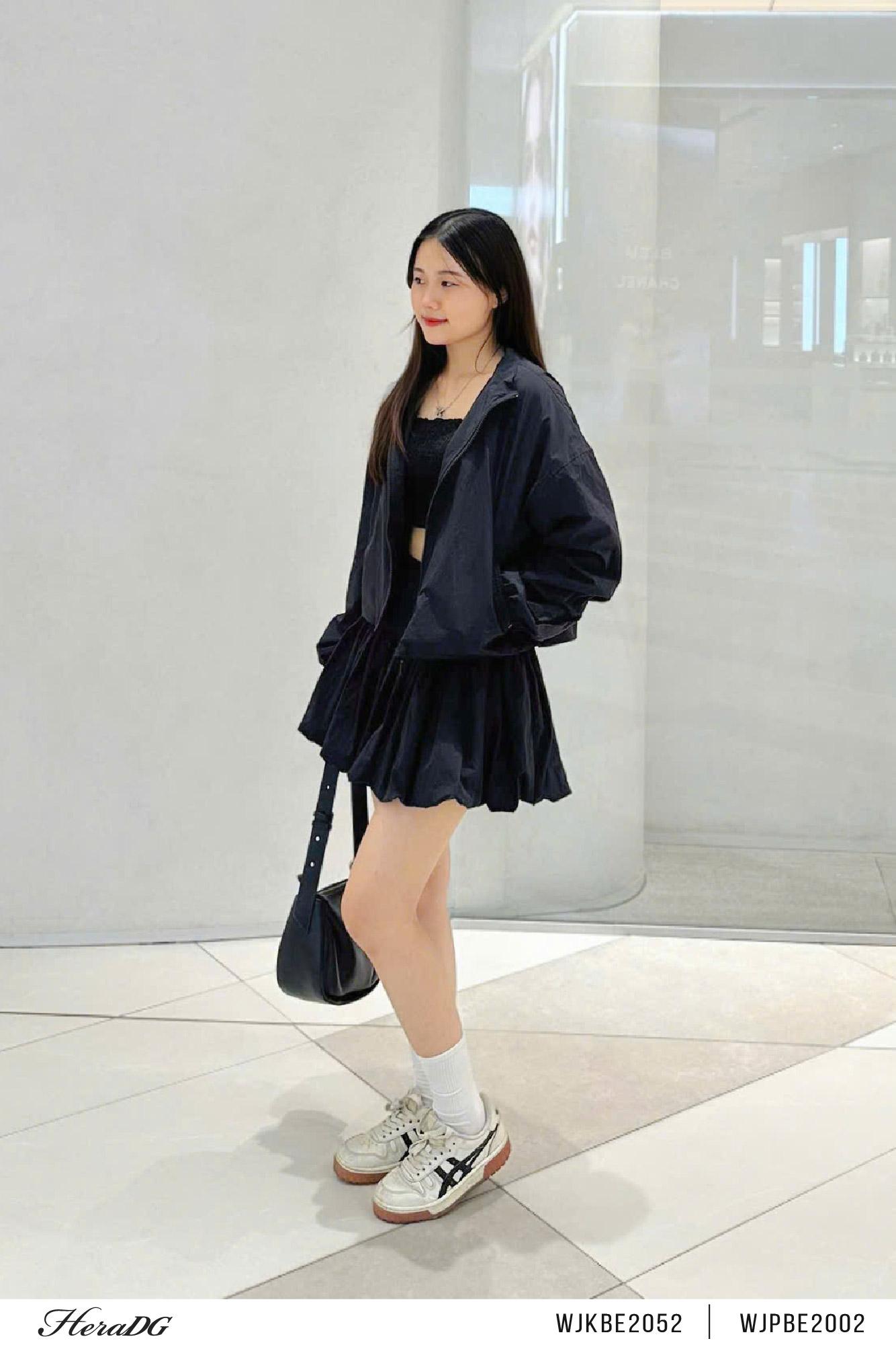 Áo gió 2 lớp dáng ngắn