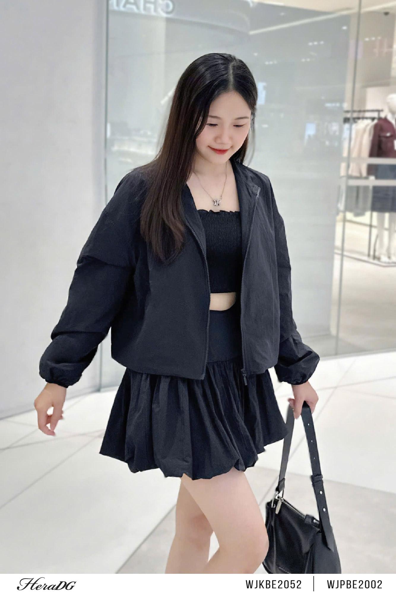 Áo gió 2 lớp dáng ngắn