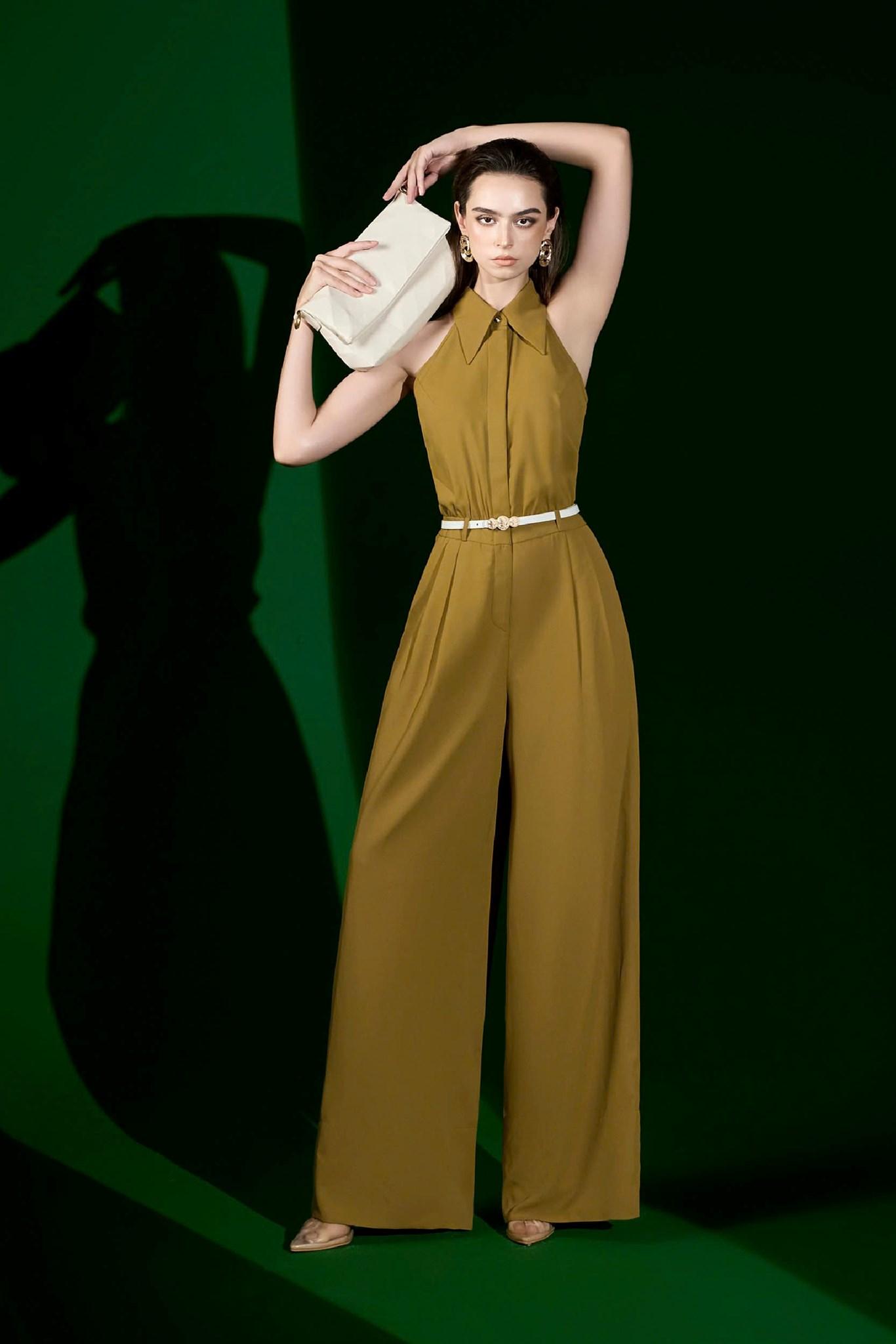 Jumsuit cổ dáng yếm/WJPBD2001/HERA16