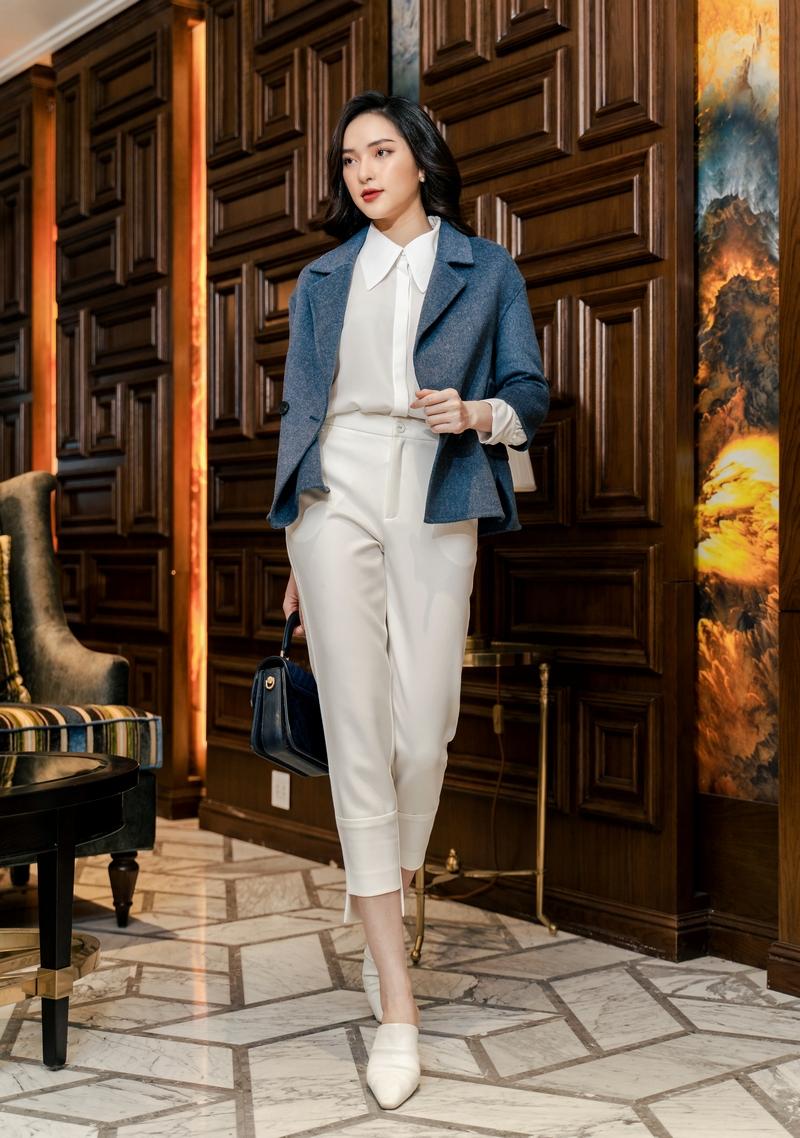 Áo khoác dạ khâu tay xẻ sườn