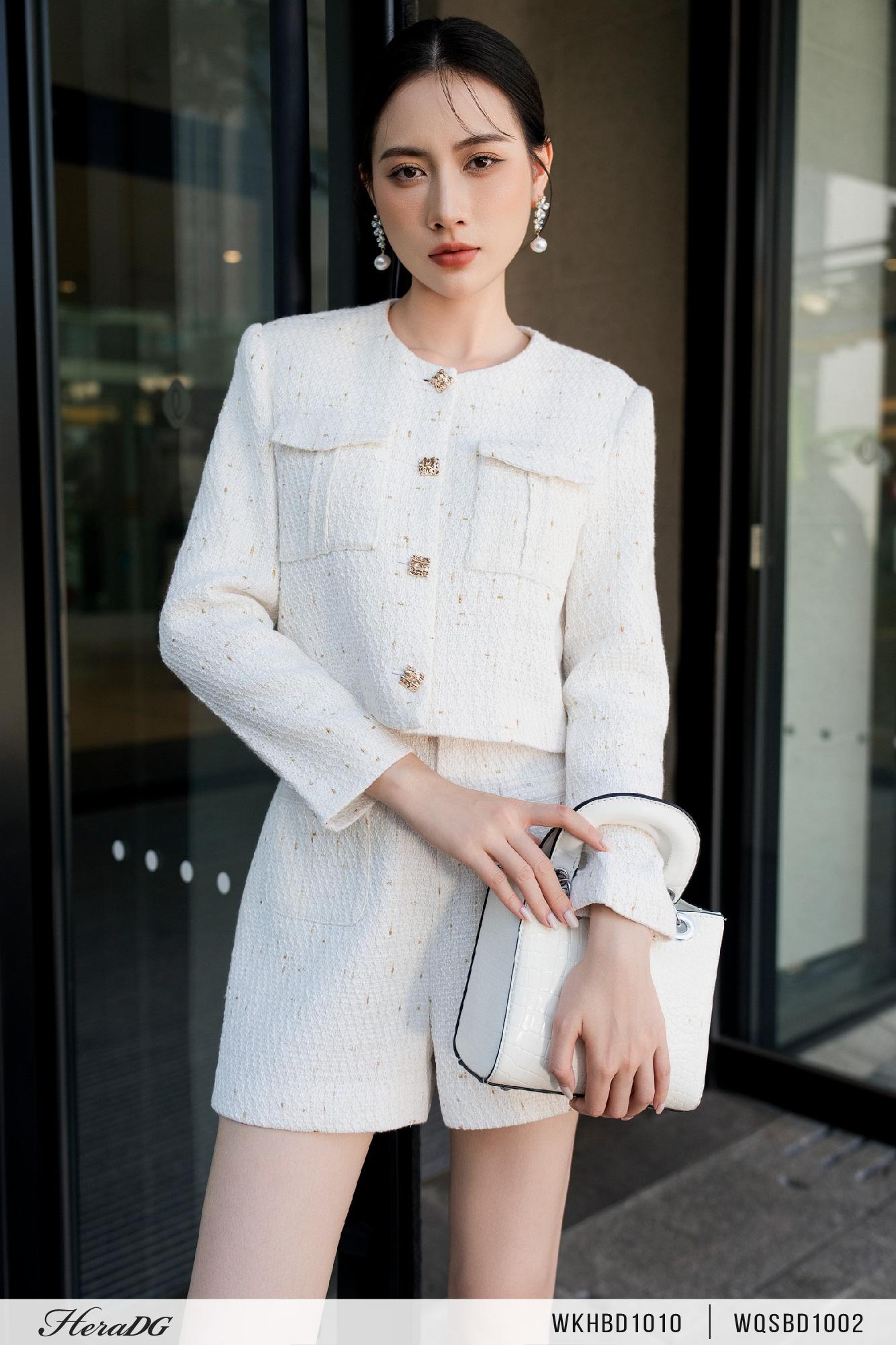 Áo khoác dạ, cổ tròn
