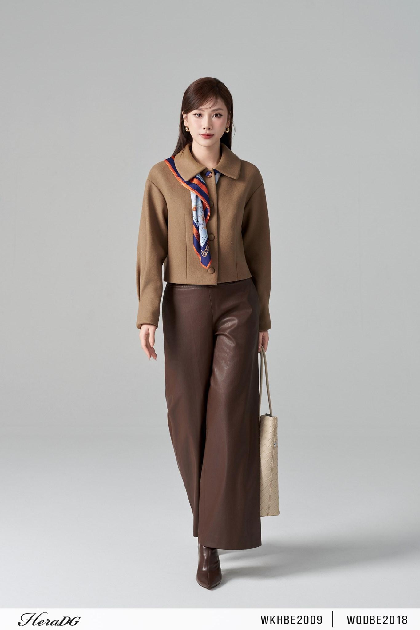 Áo khoác dạ dáng ngắn