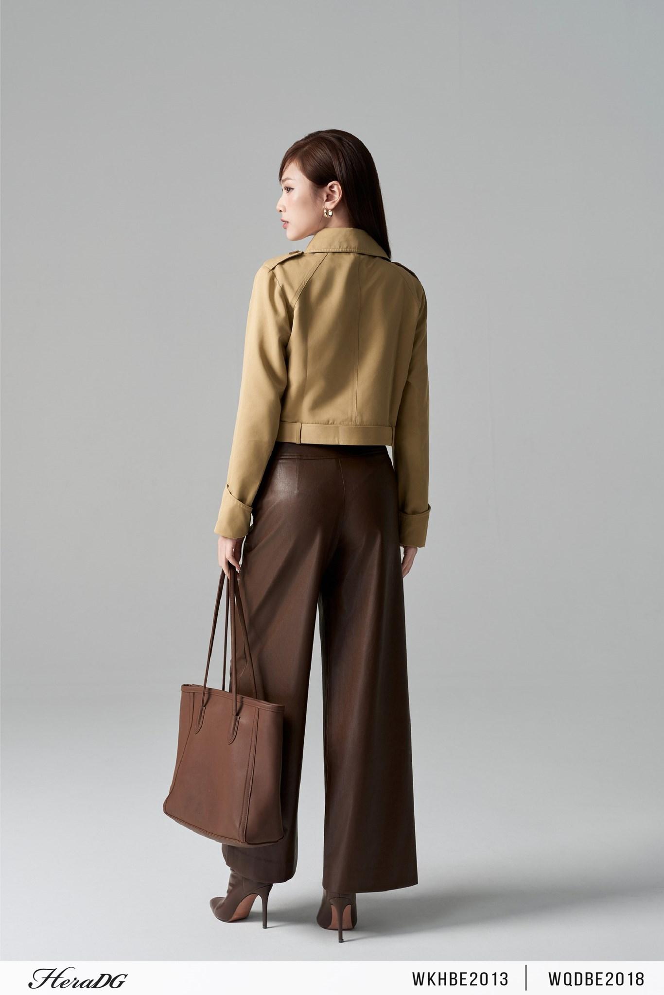 Áo trench coat dáng ngắn