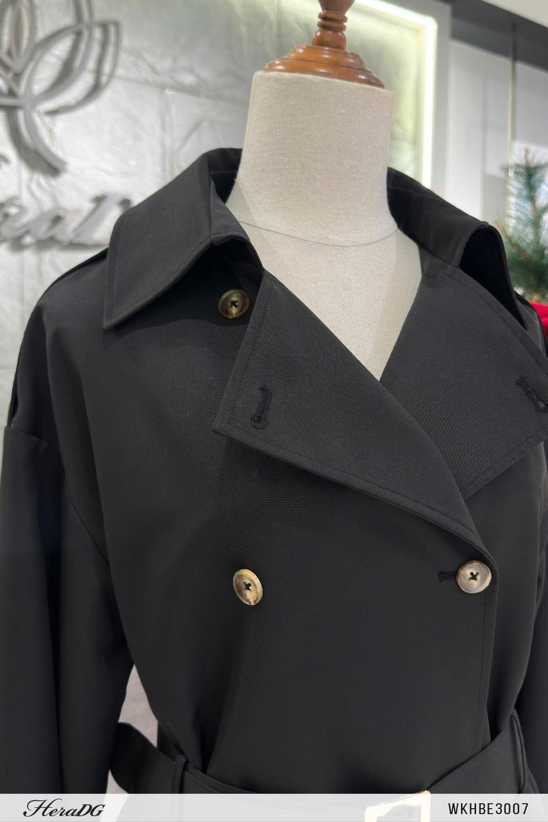 Áo khoác trench coat dáng ngắn