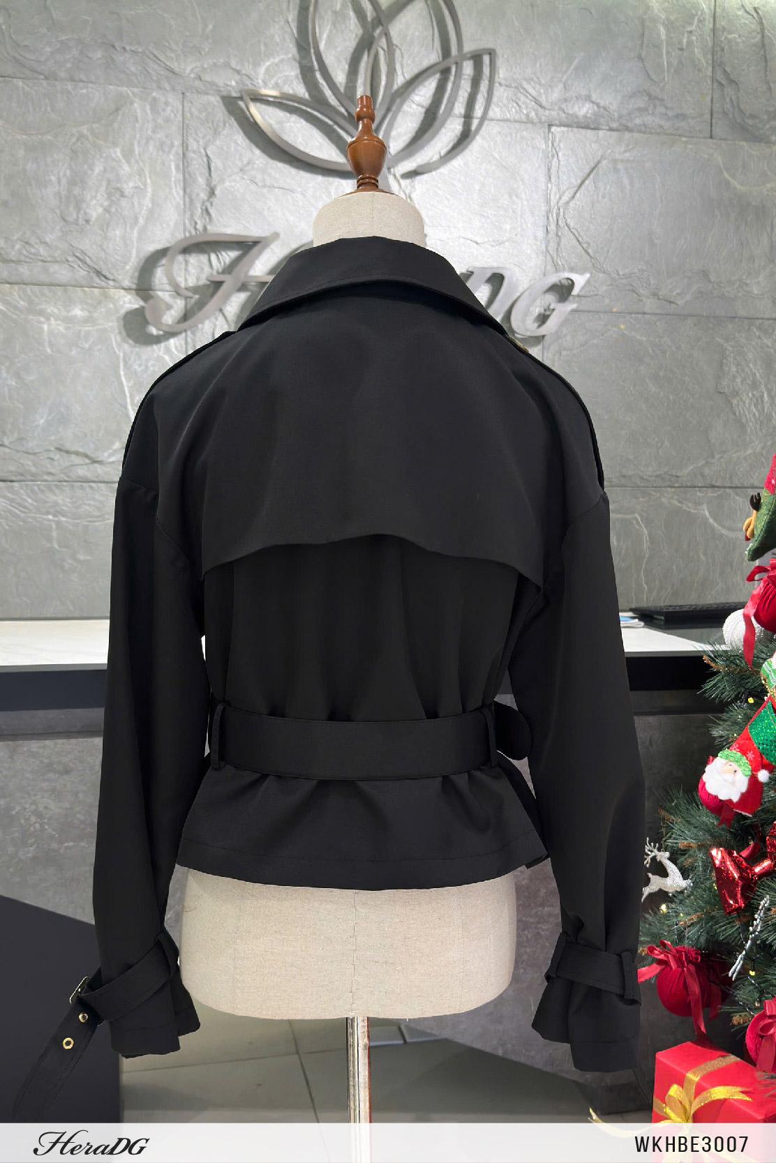 Áo khoác trench coat dáng ngắn