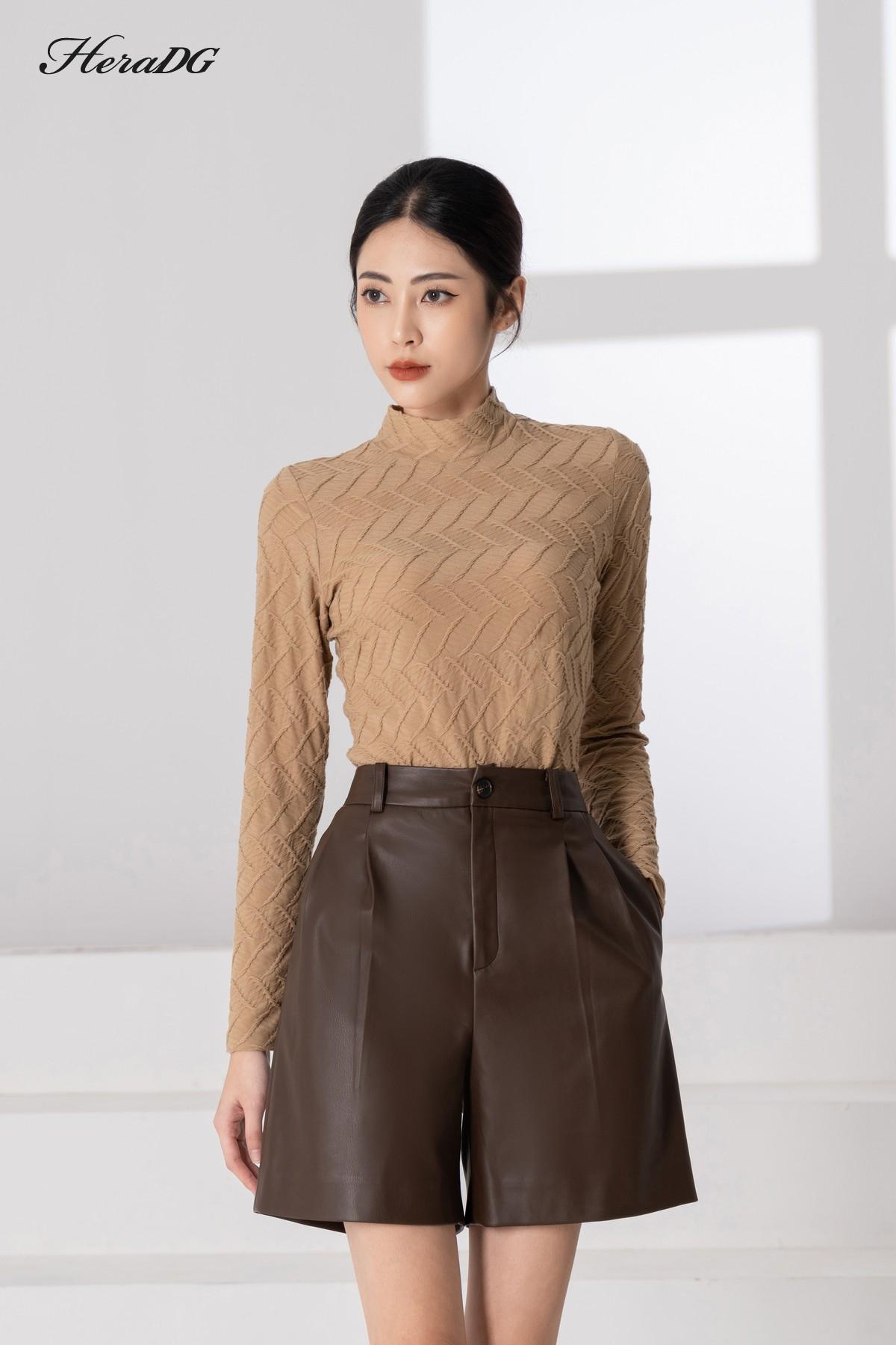 Quần short xếp ly