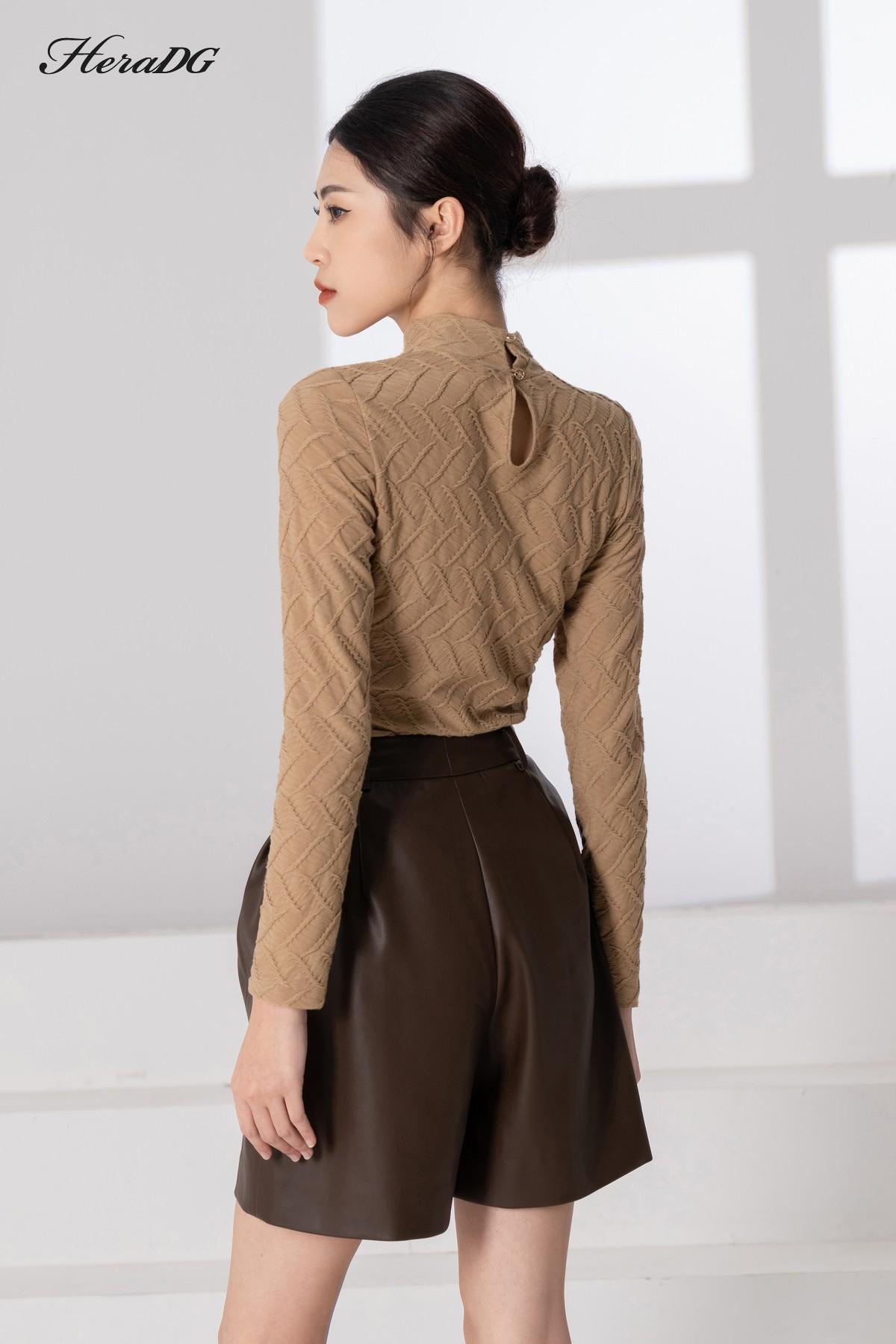 Quần short xếp ly