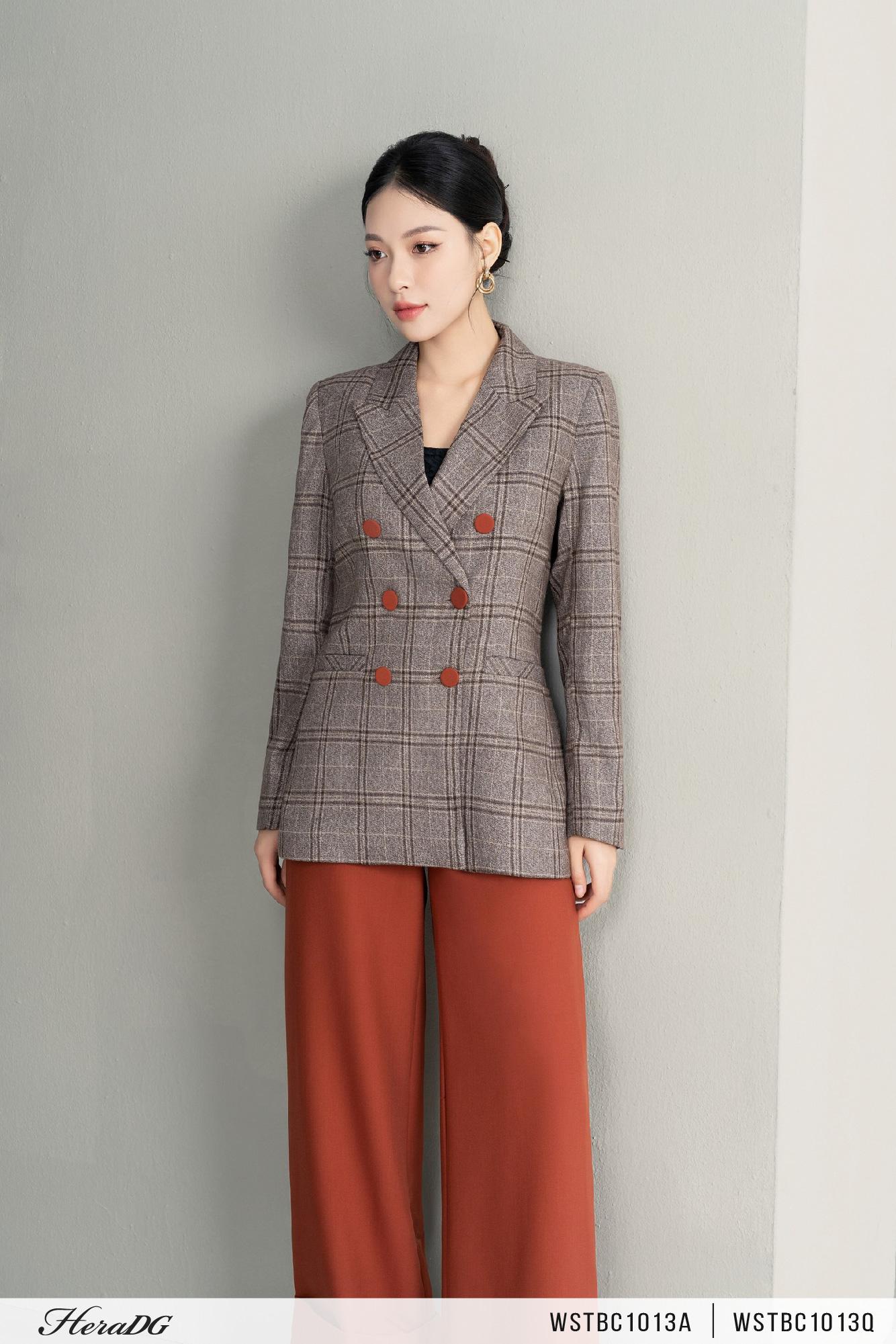 Áo blazer 2 hàng khuy