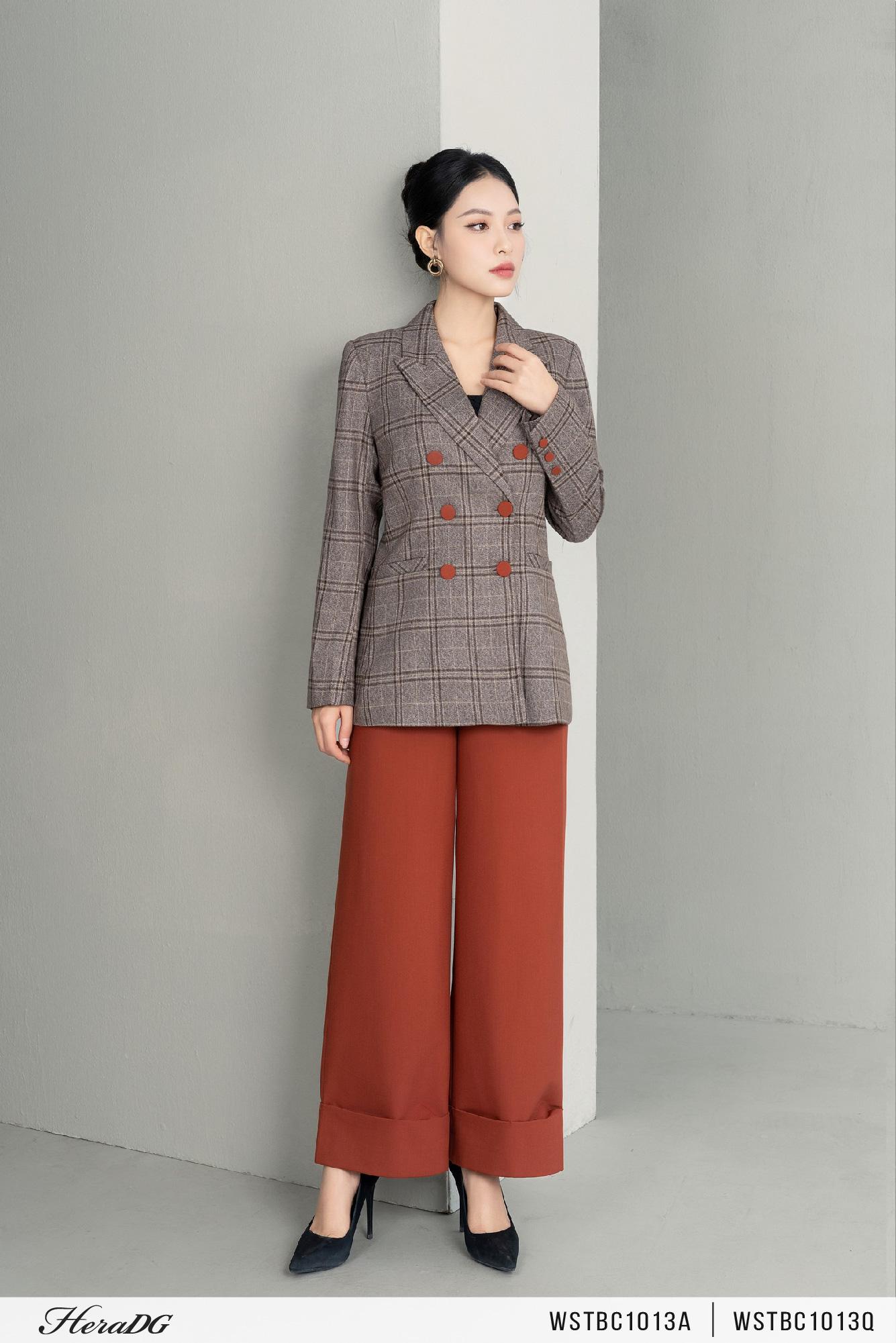 Áo blazer 2 hàng khuy