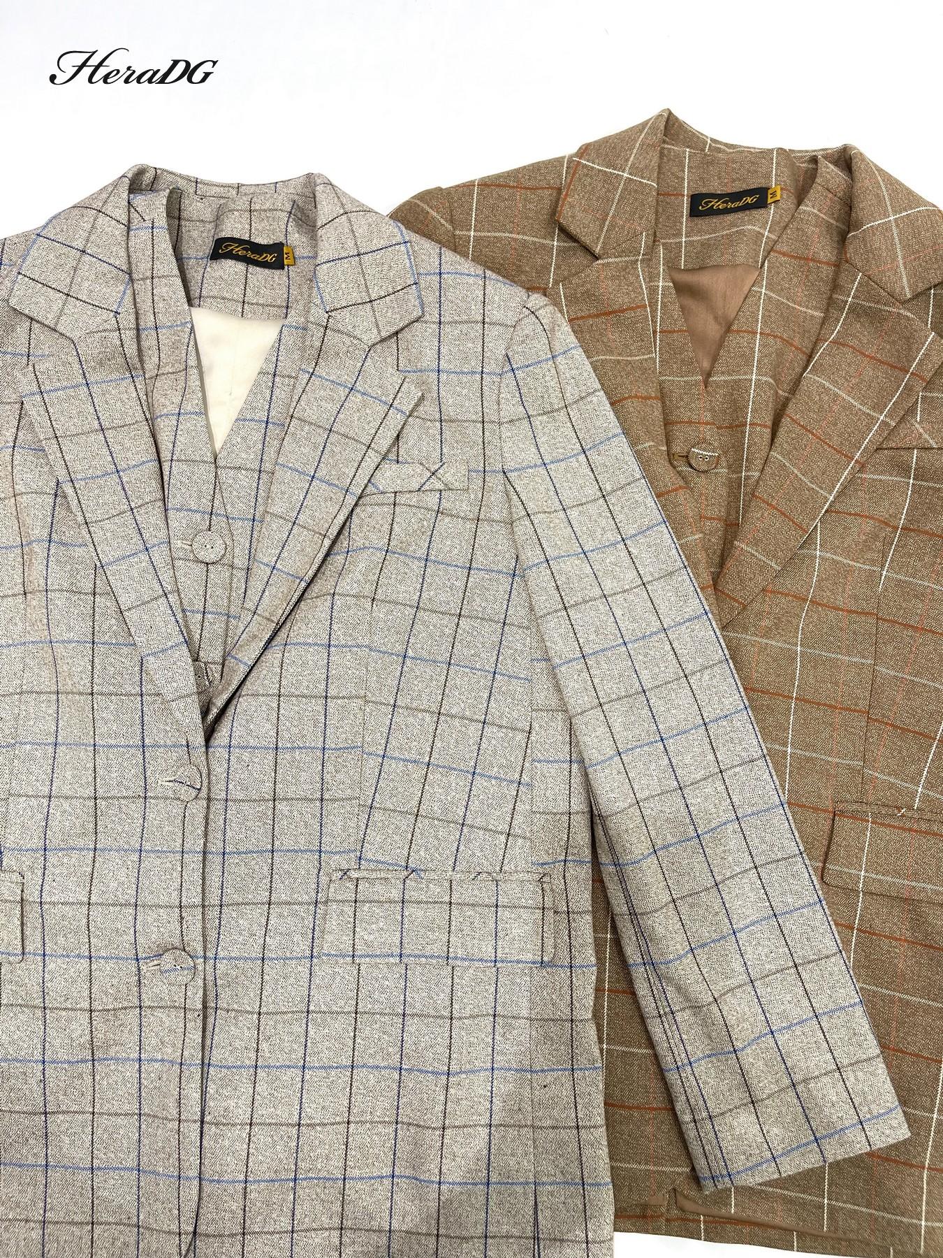 Set áo blazer kèm gile