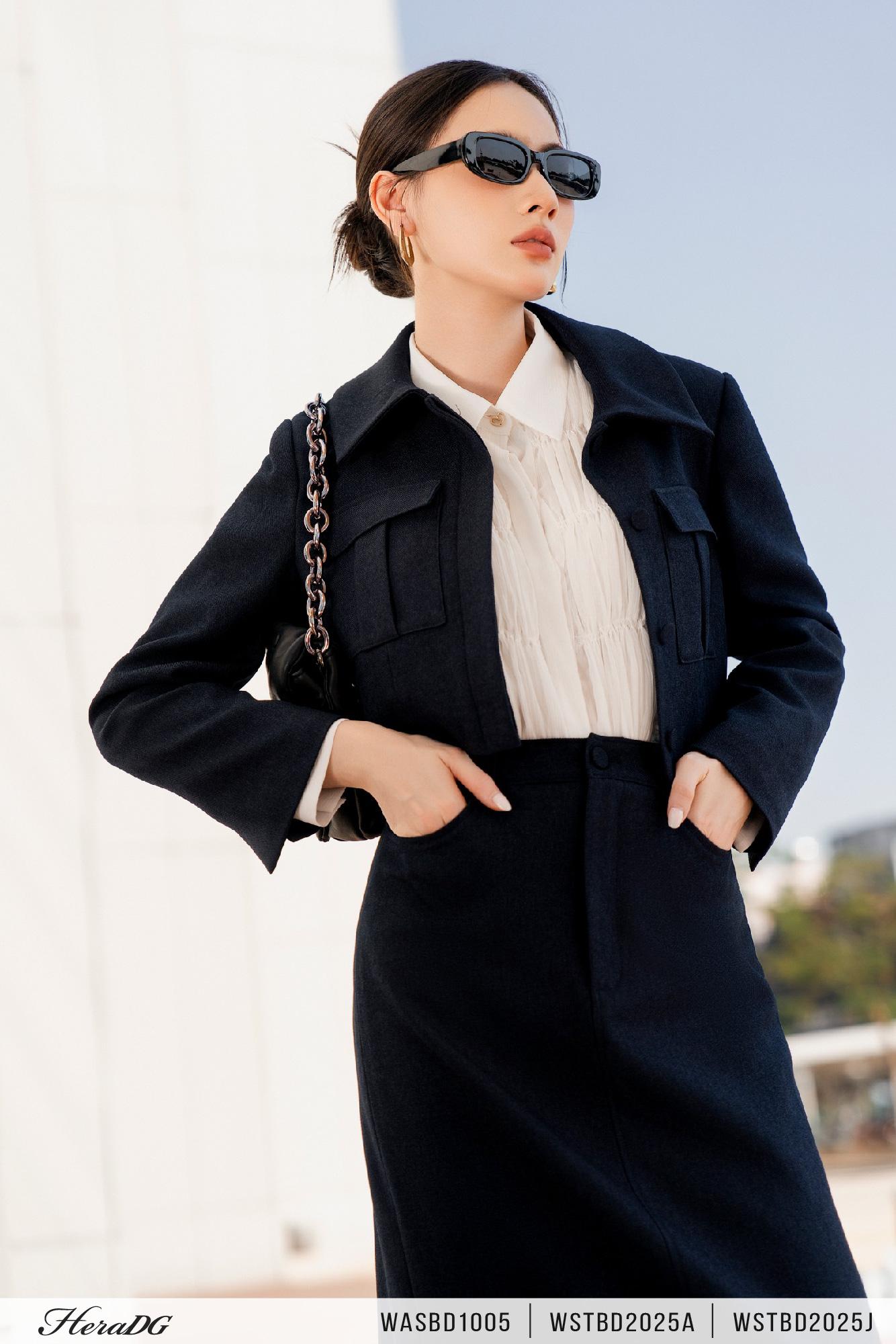 Áo khoác dáng crotop