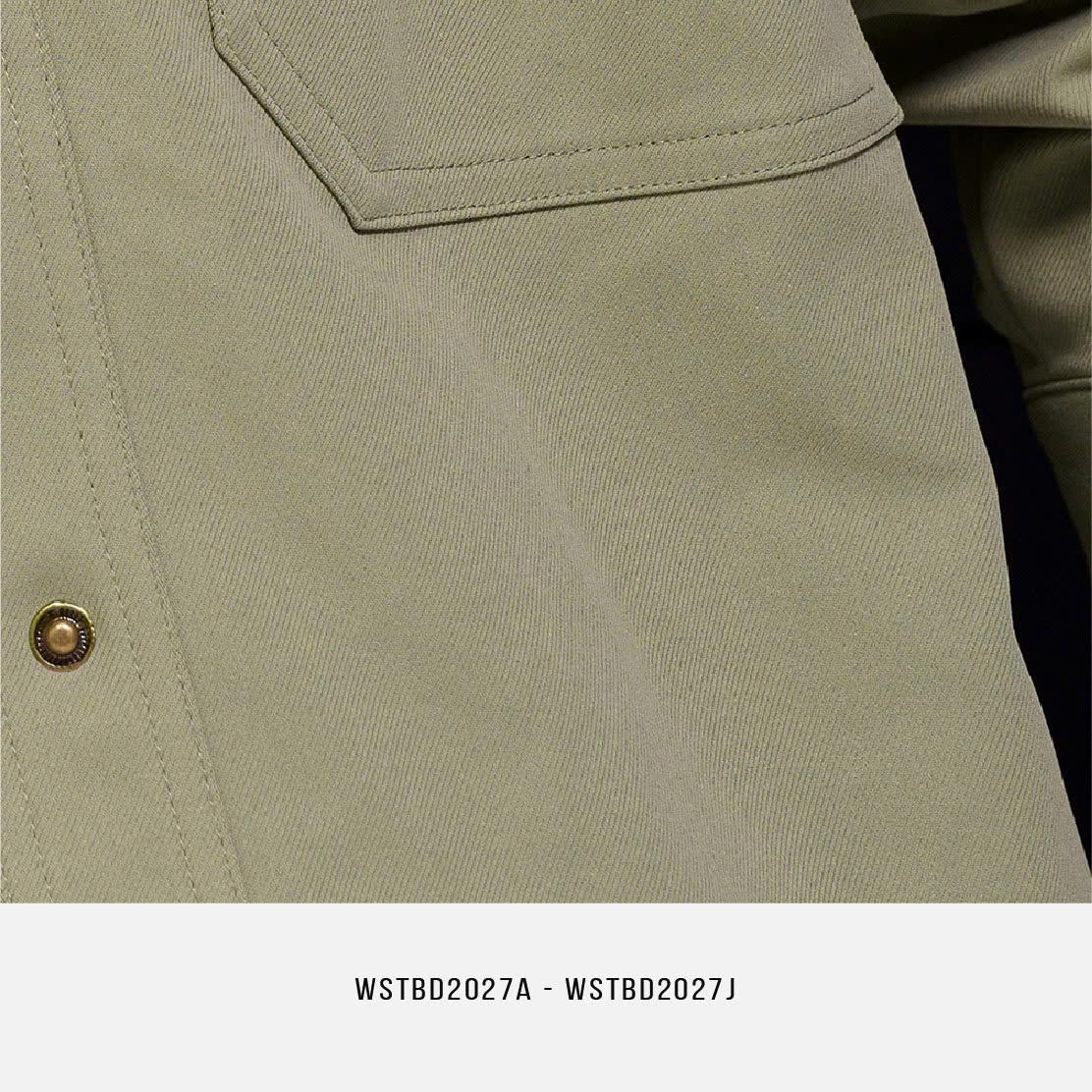 Áo khaki cổ đức, dáng rộng