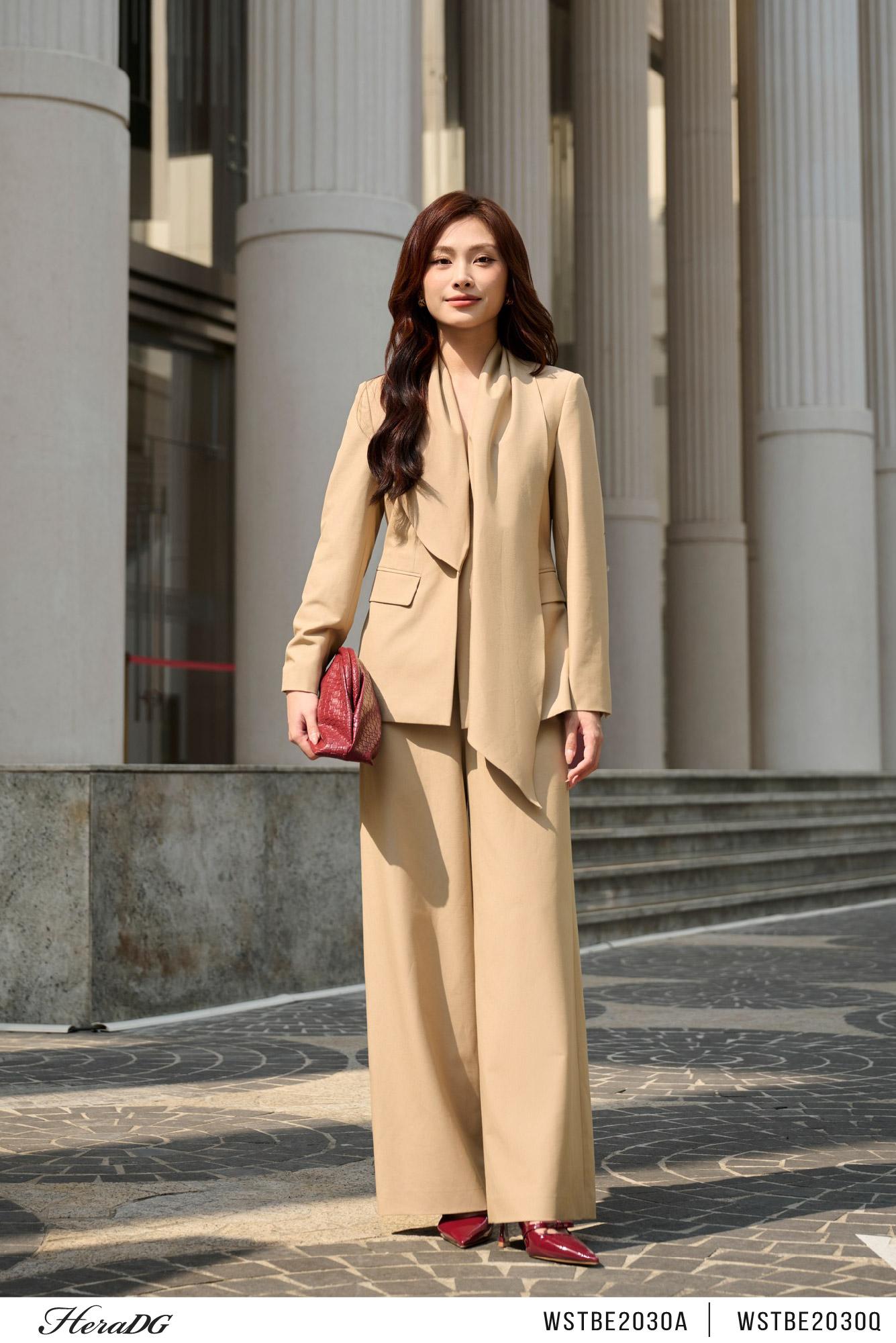Áo vest vạt rủ