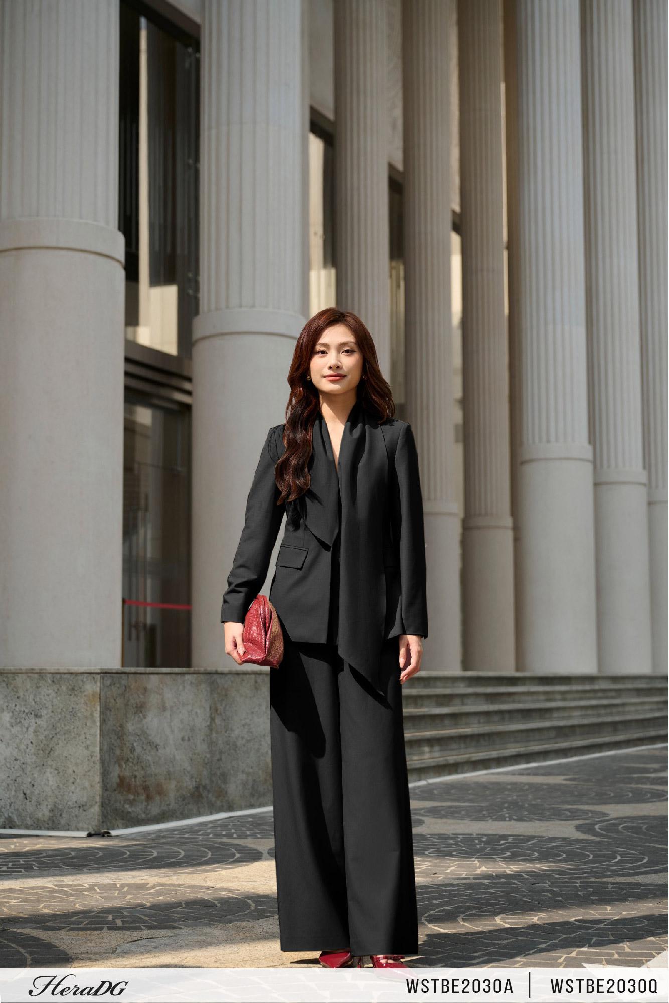 Áo vest vạt rủ