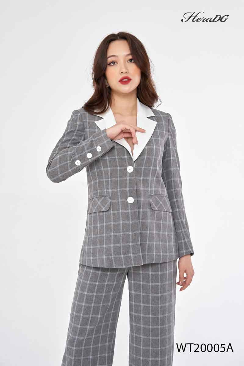 Áo vest phối cổ