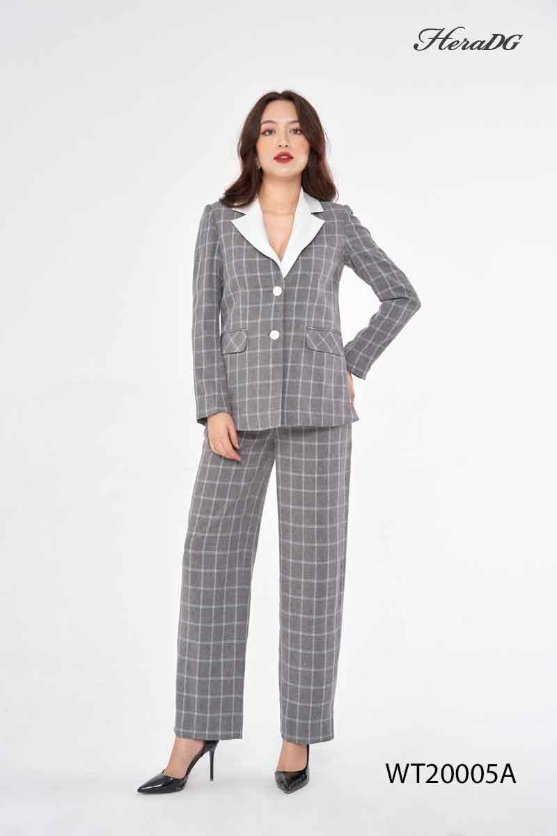 Áo vest phối cổ