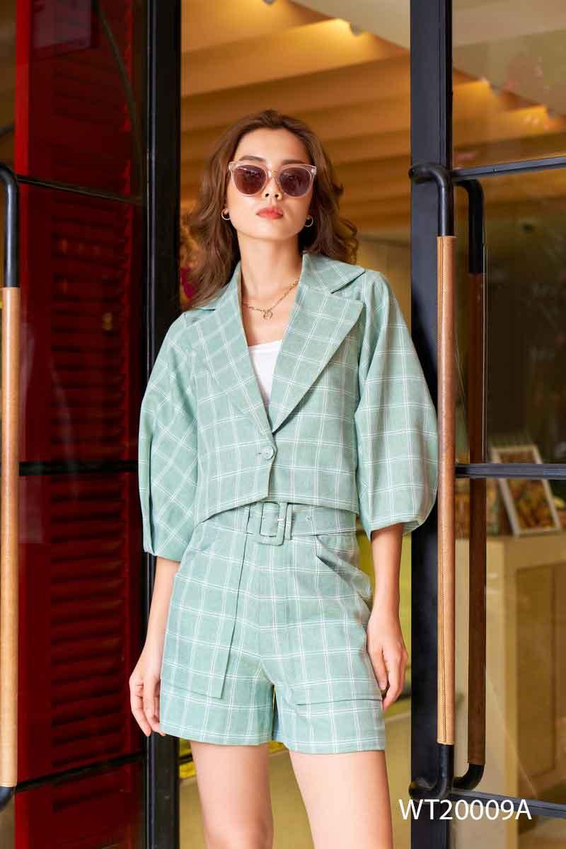 Áo vest tay bồng