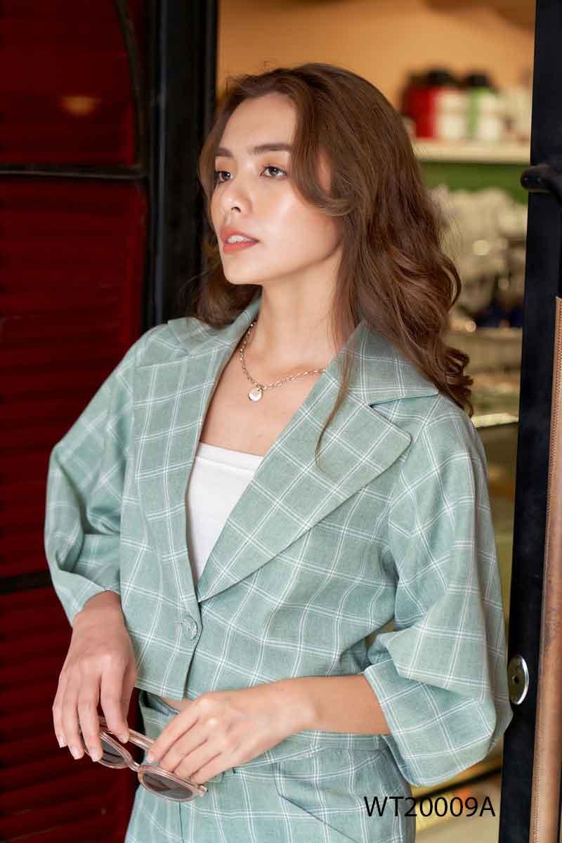 Áo vest tay bồng
