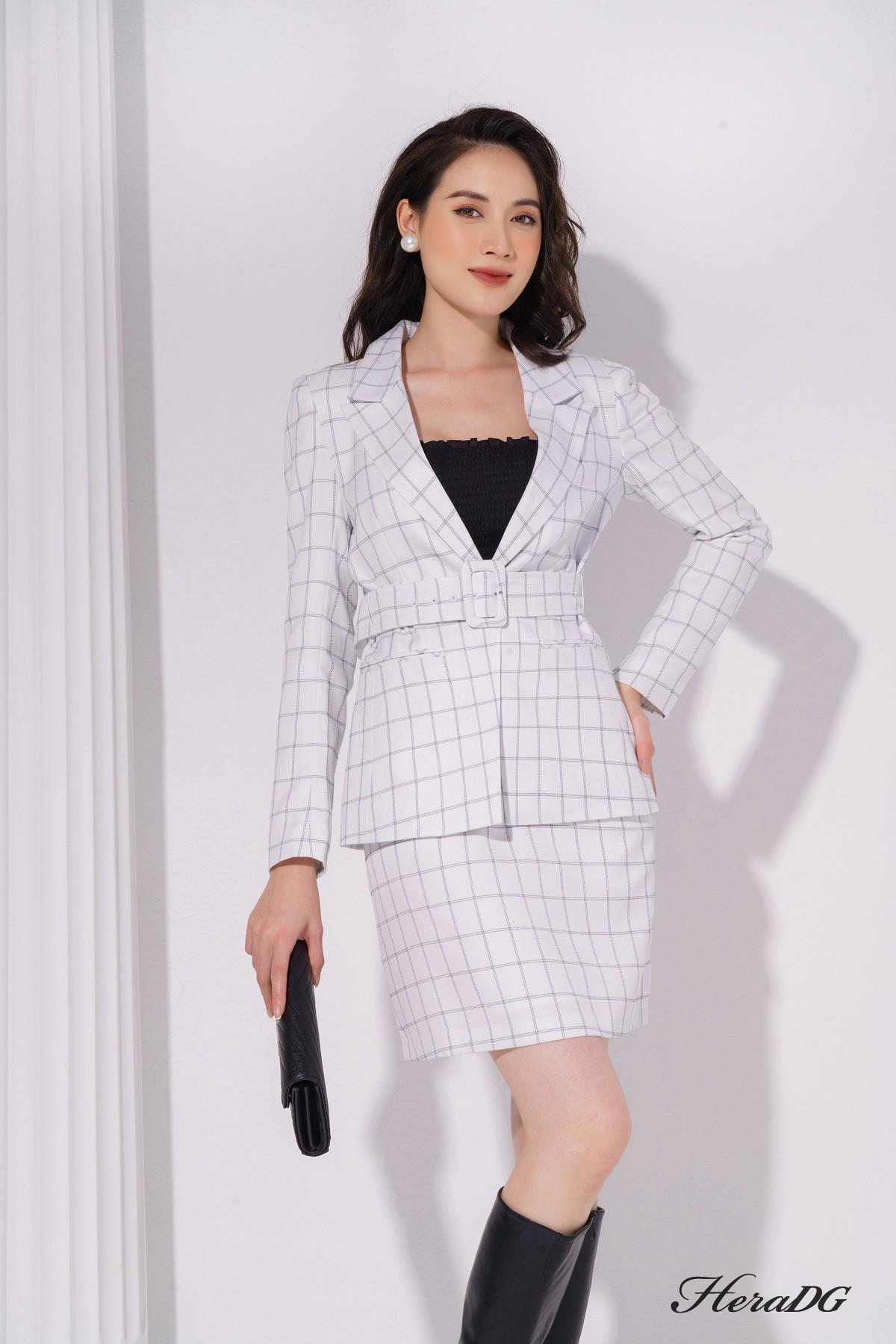 Áo vest cổ 2 ve có túi