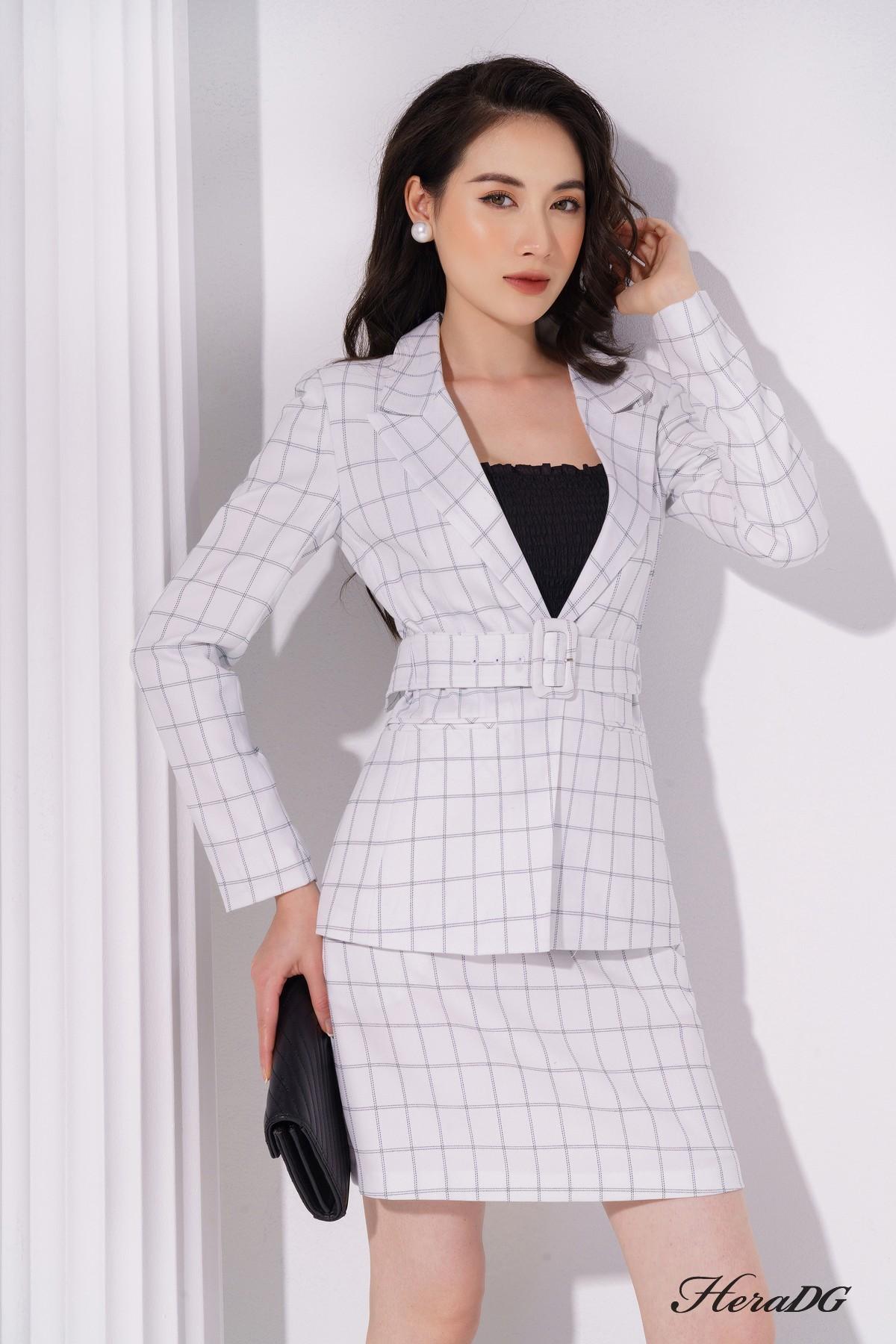 Áo vest cổ 2 ve có túi