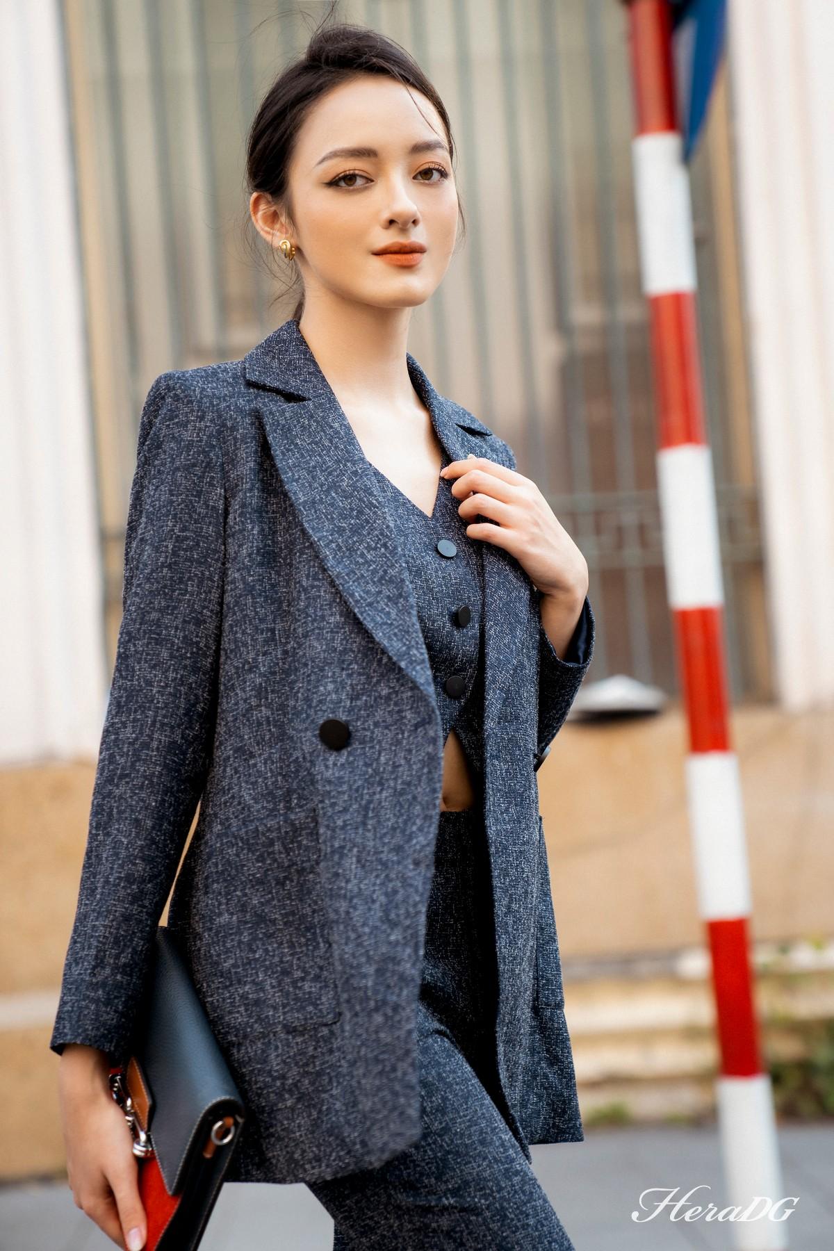 Áo blazer cổ hai ve