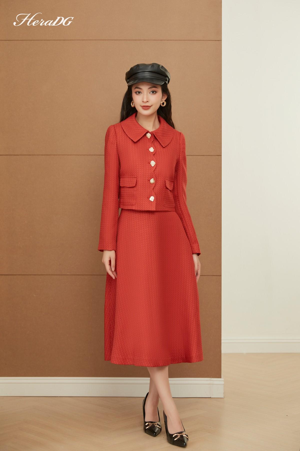 Chân váy xoè túi sườn