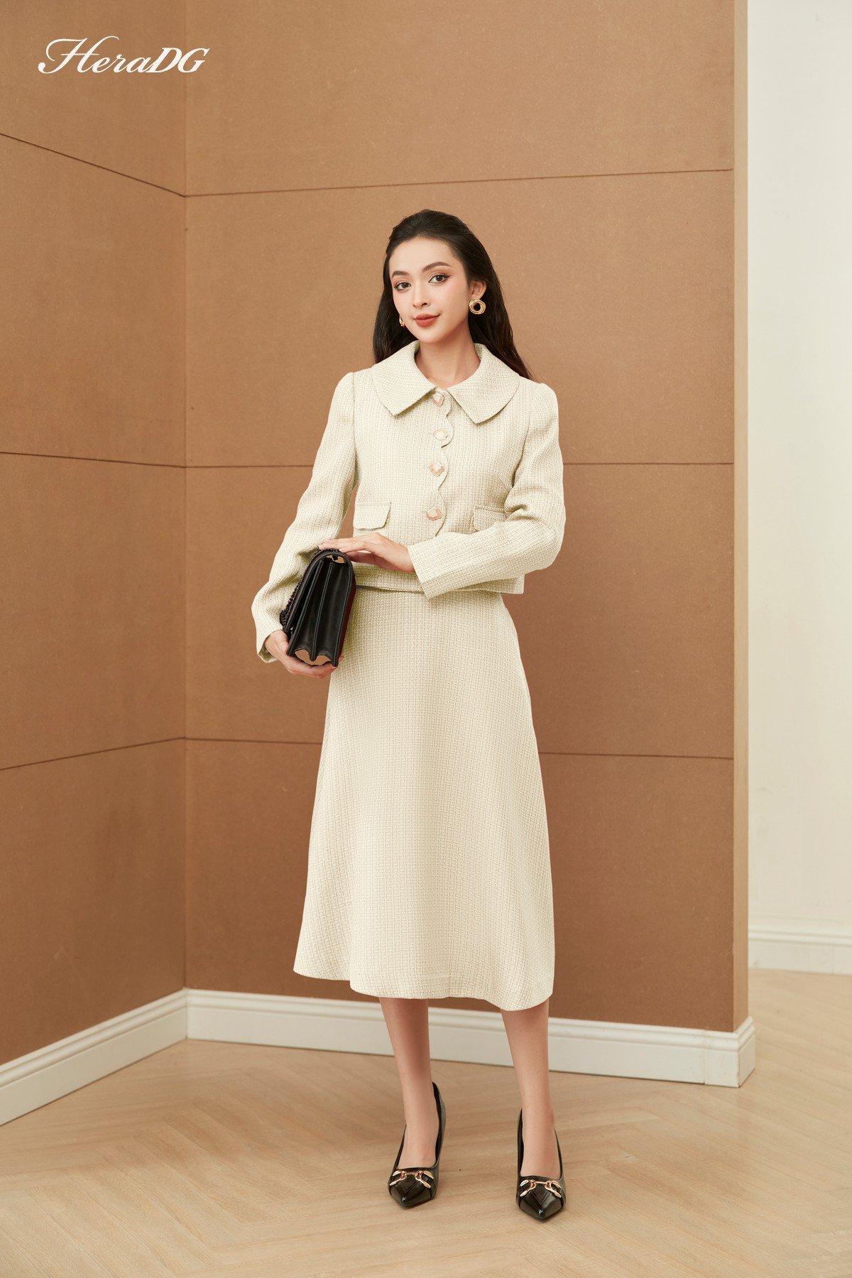 Chân váy xoè túi sườn