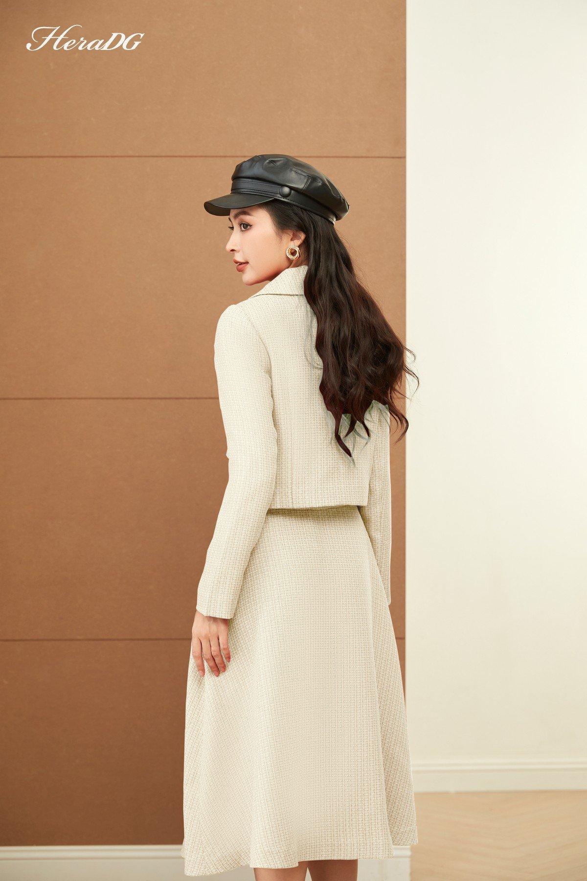 Chân váy xoè túi sườn