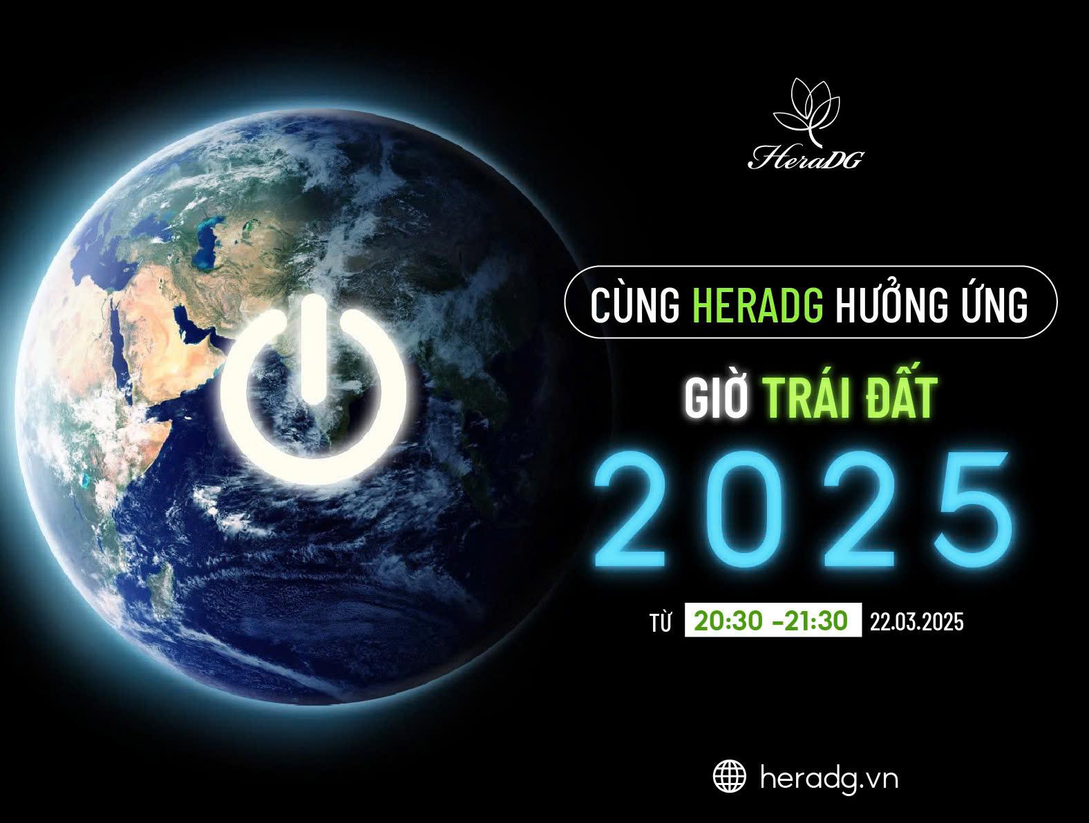Cùng HeraDG hưởng ứng Giờ Trái Đất 2025