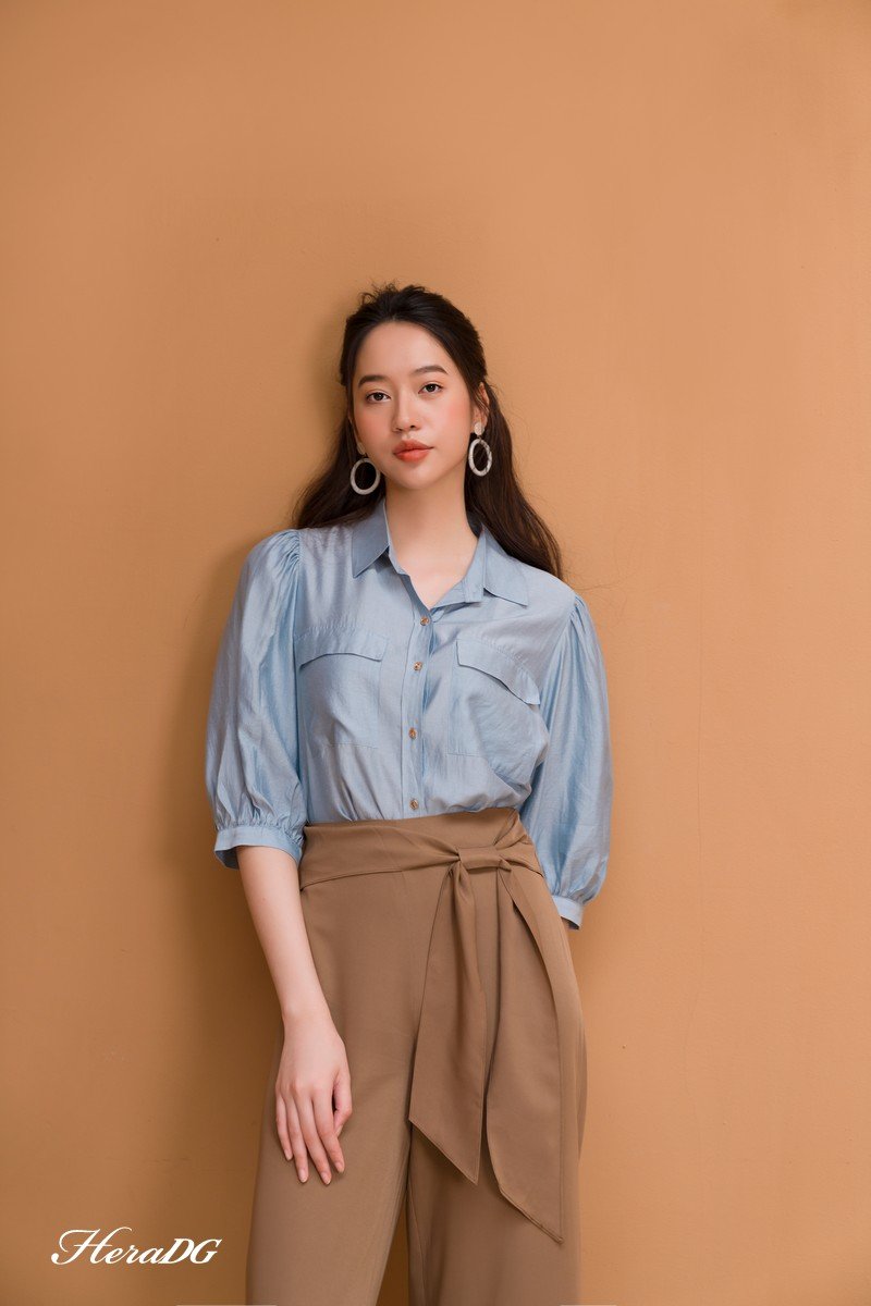 Áo cổ đức tay lỡ