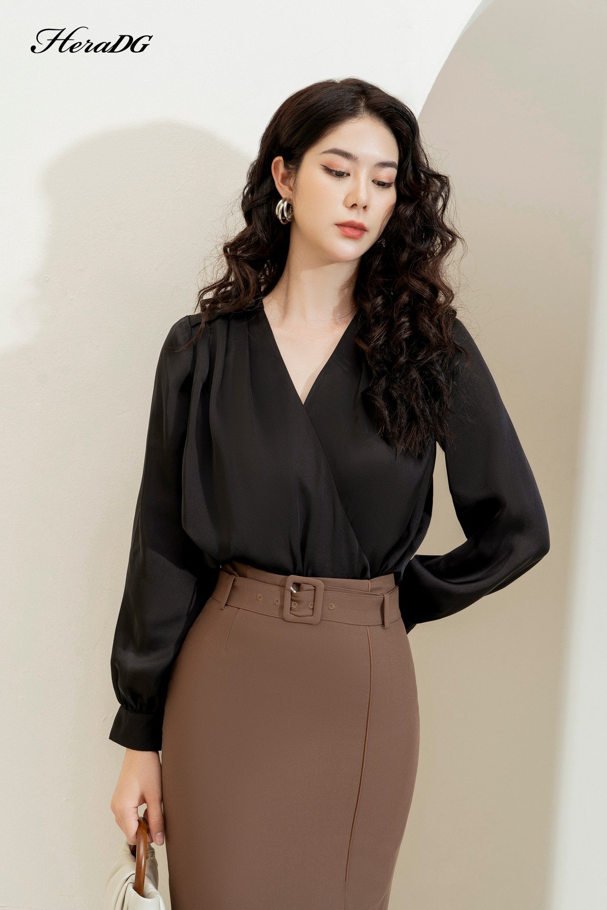 Áo suông vạt chéo