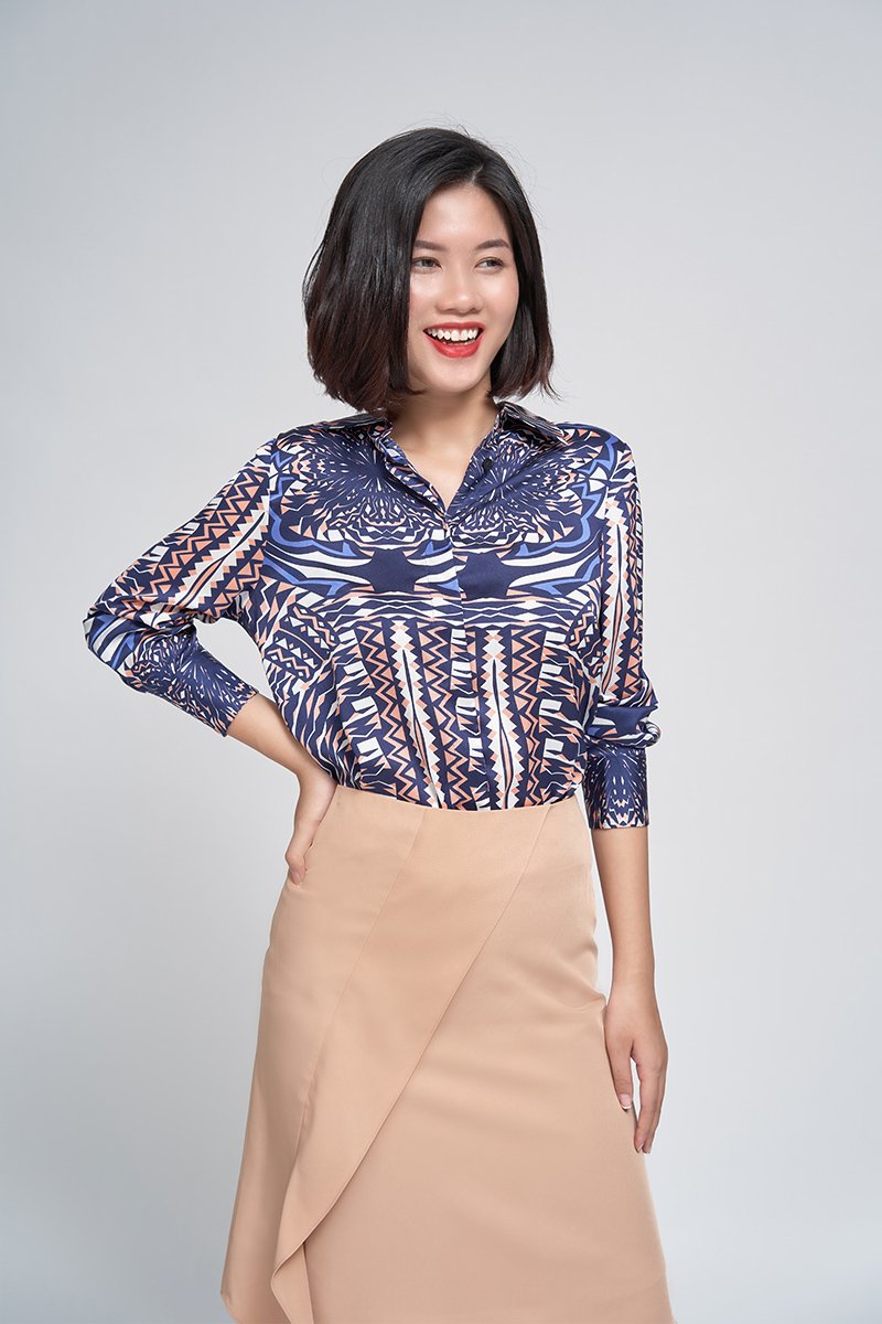 Áo sơ mi cổ đức