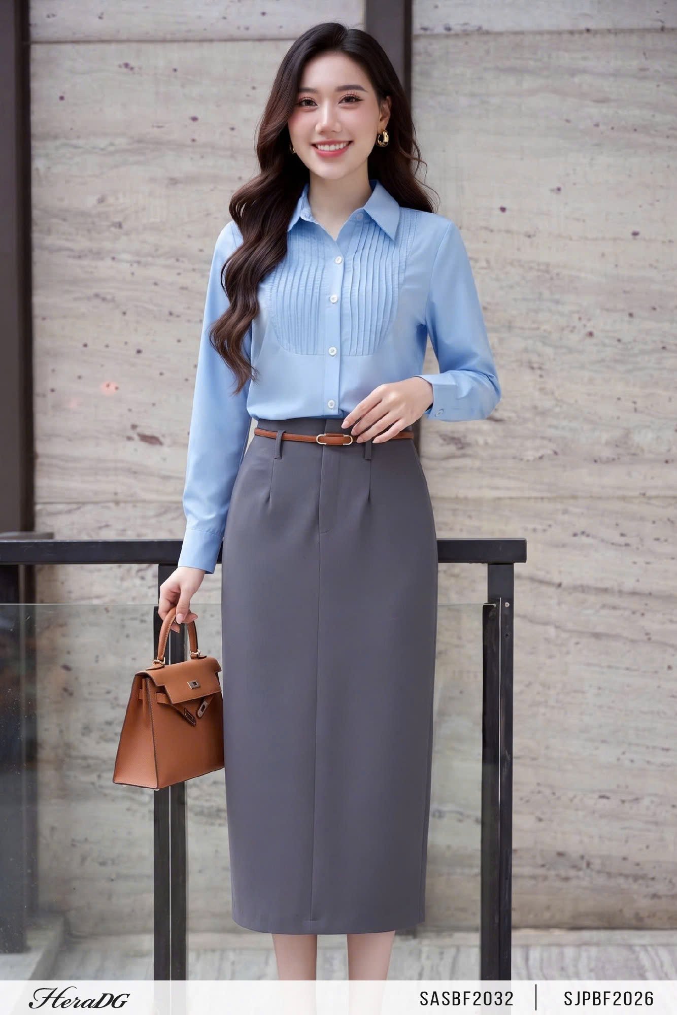 Áo sơ mi cổ bấu ly