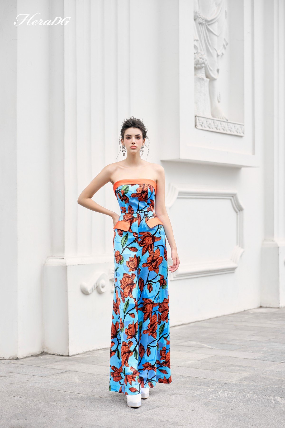 Jumpsuit cúp ngực