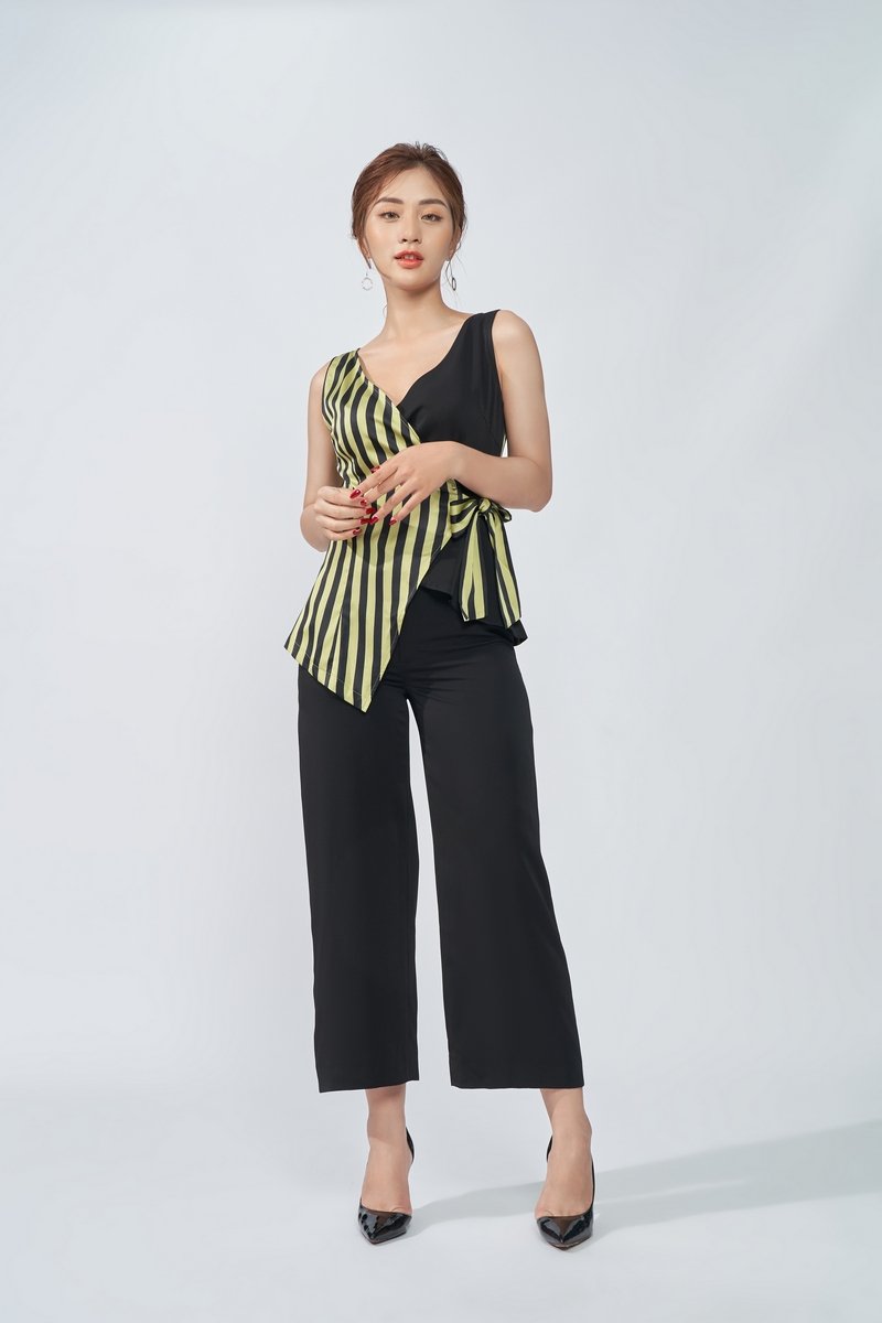 Quần suông lửng