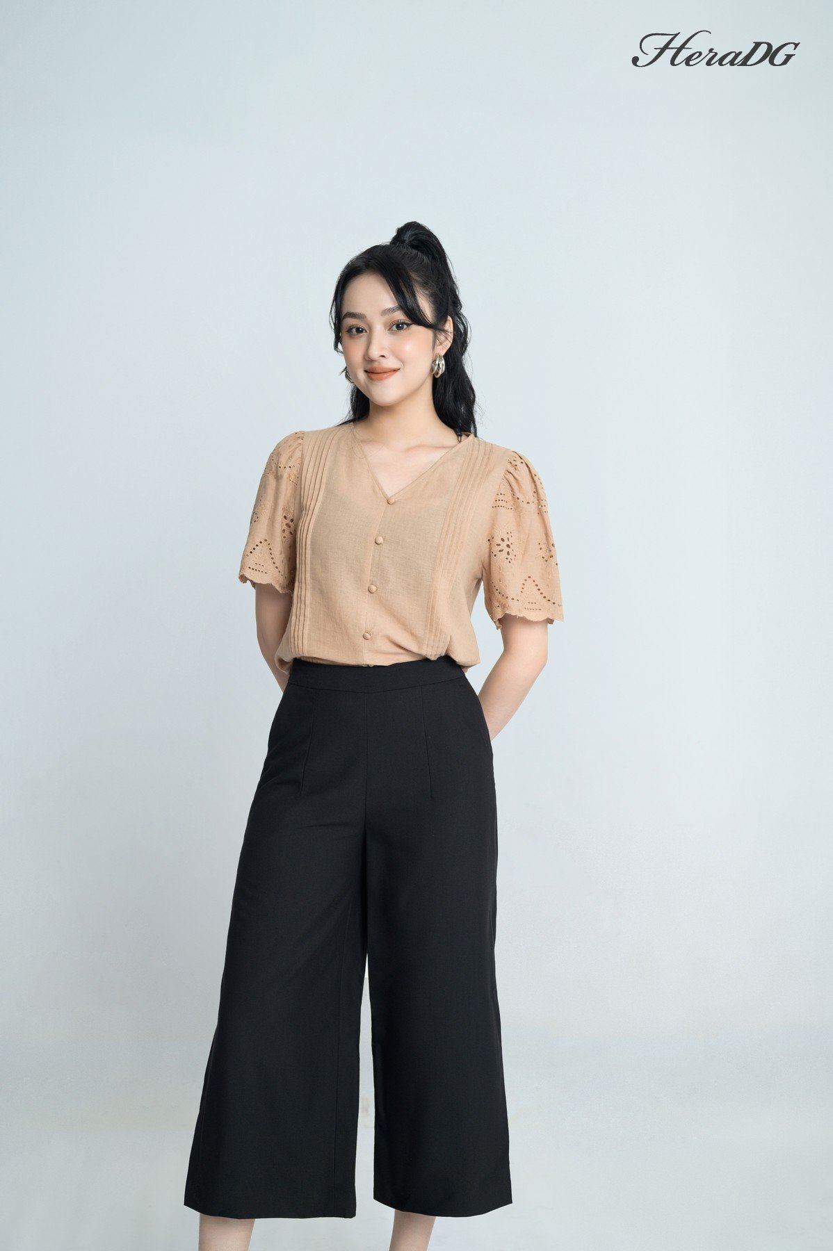 Quần lửng ống suông