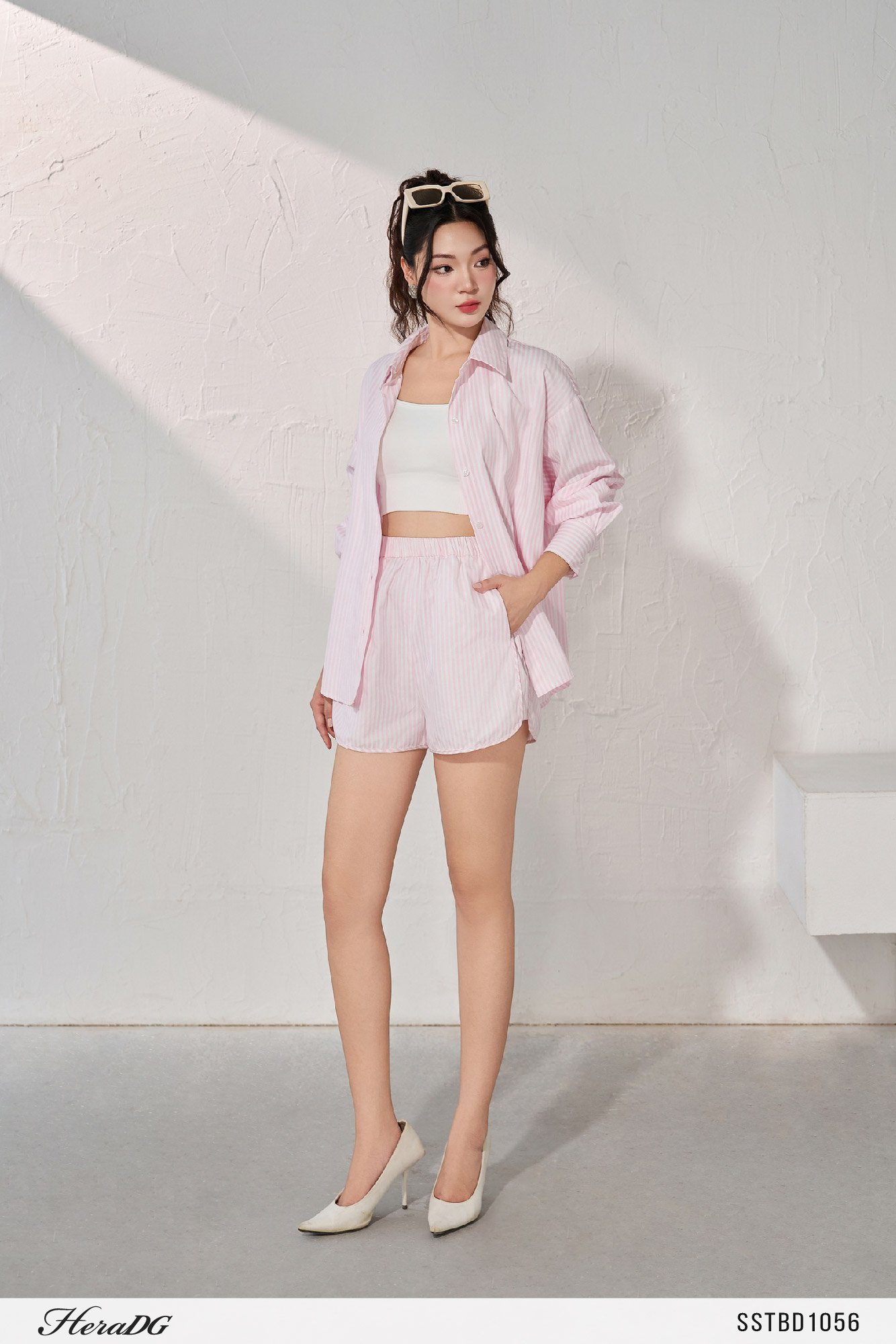 Set bộ sơ mi, quần short