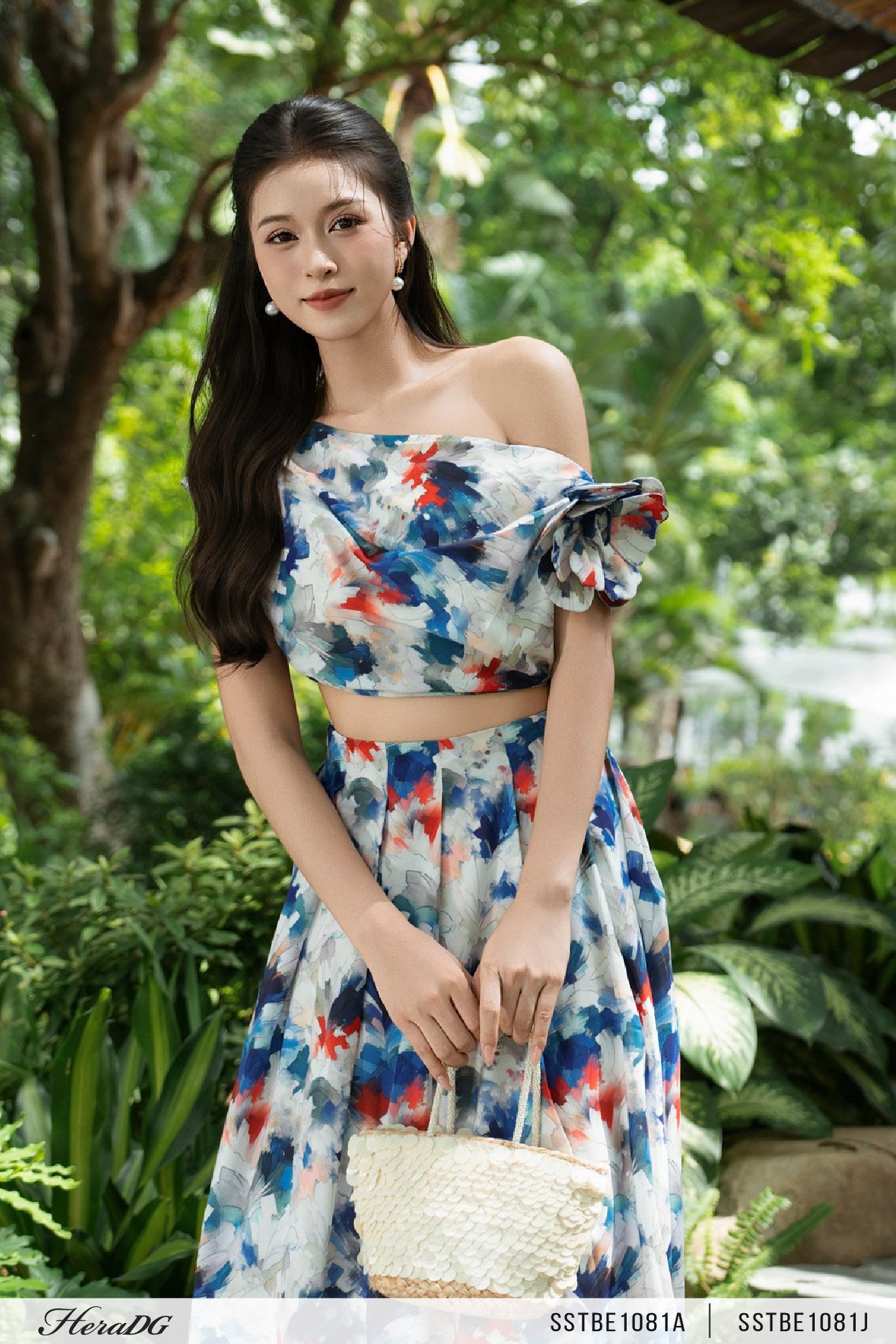 Áo kiểu lệch vai
