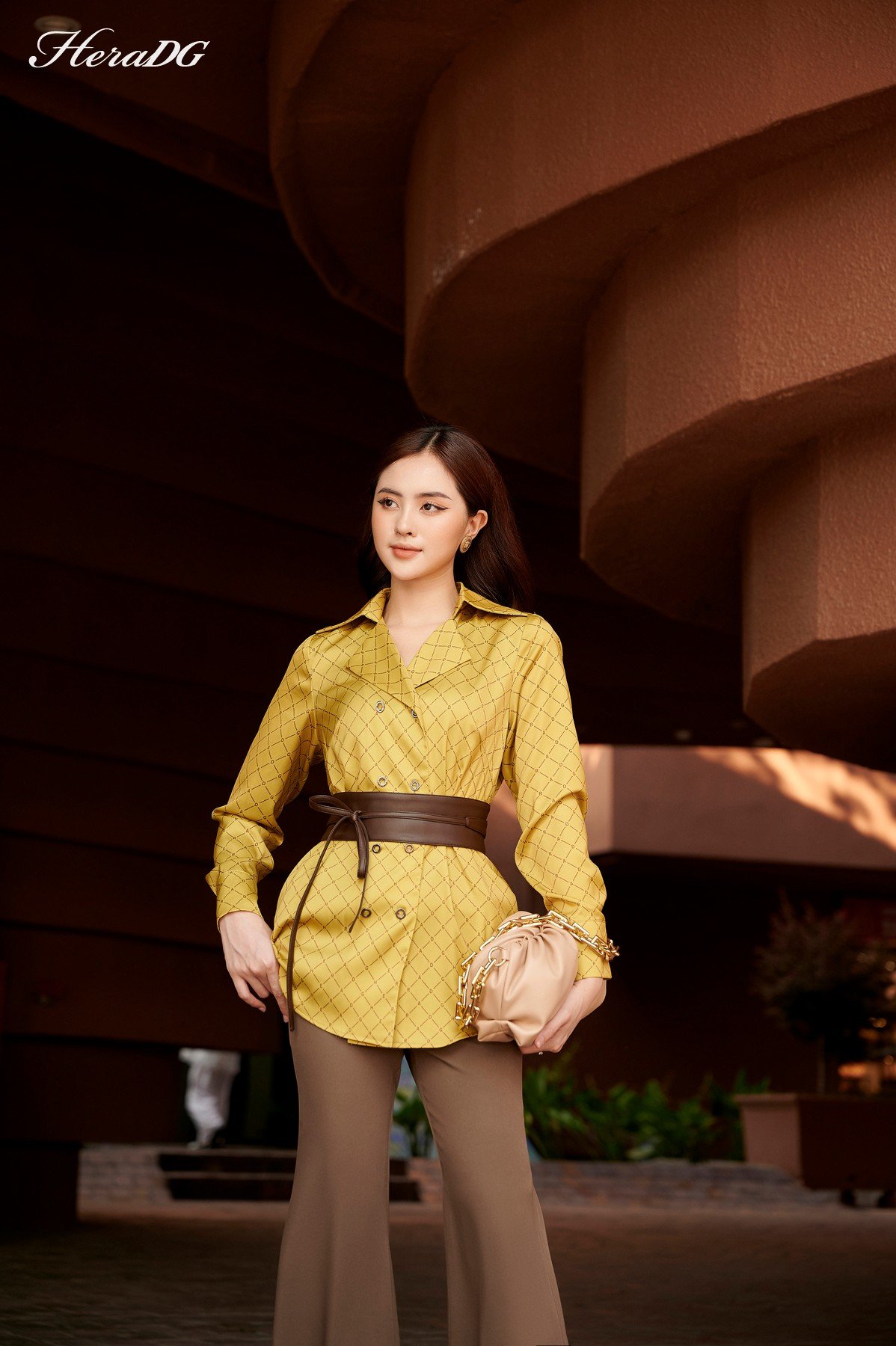 Áo suông 2 hàng khuy