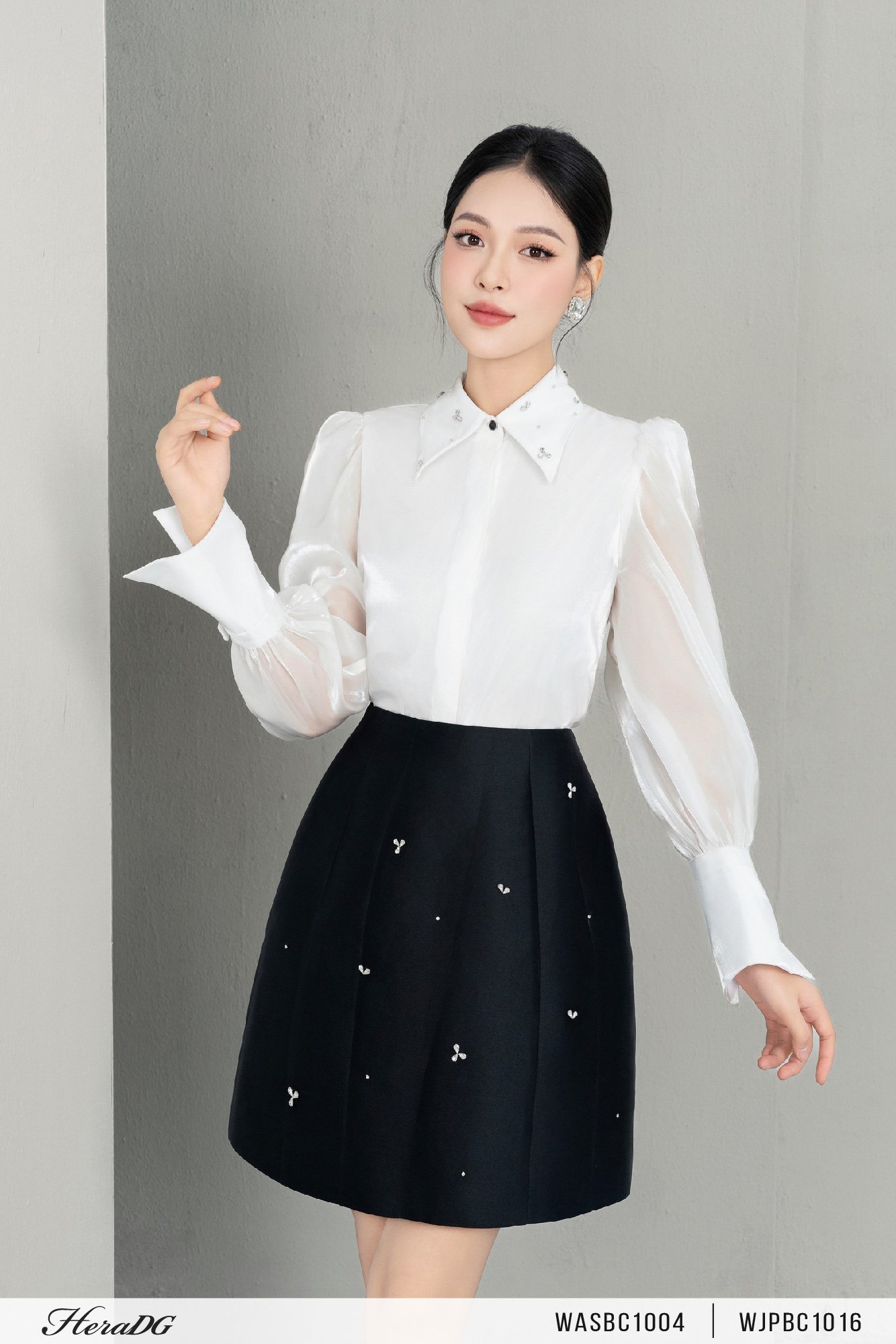 Áo sơ mi tay bồng