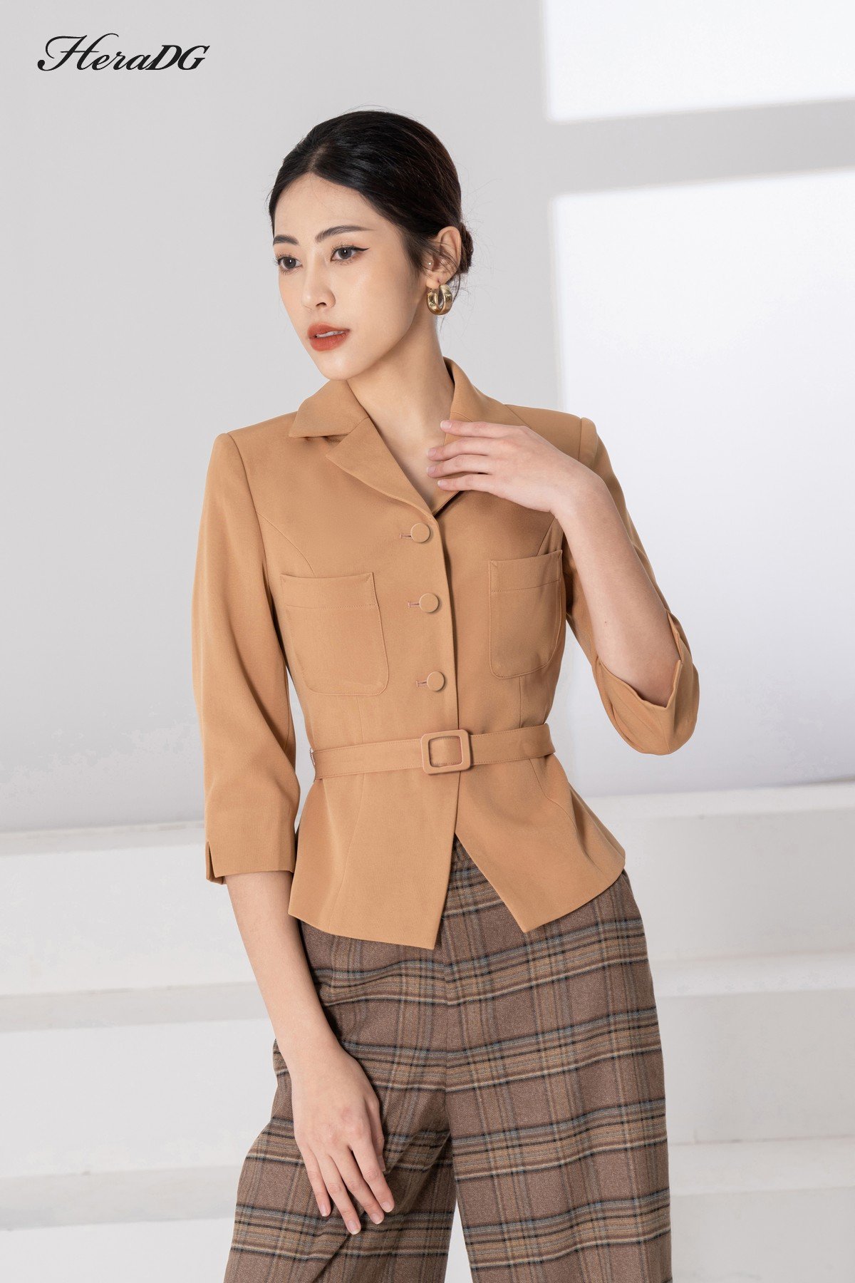 Áo vest dáng ngắn
