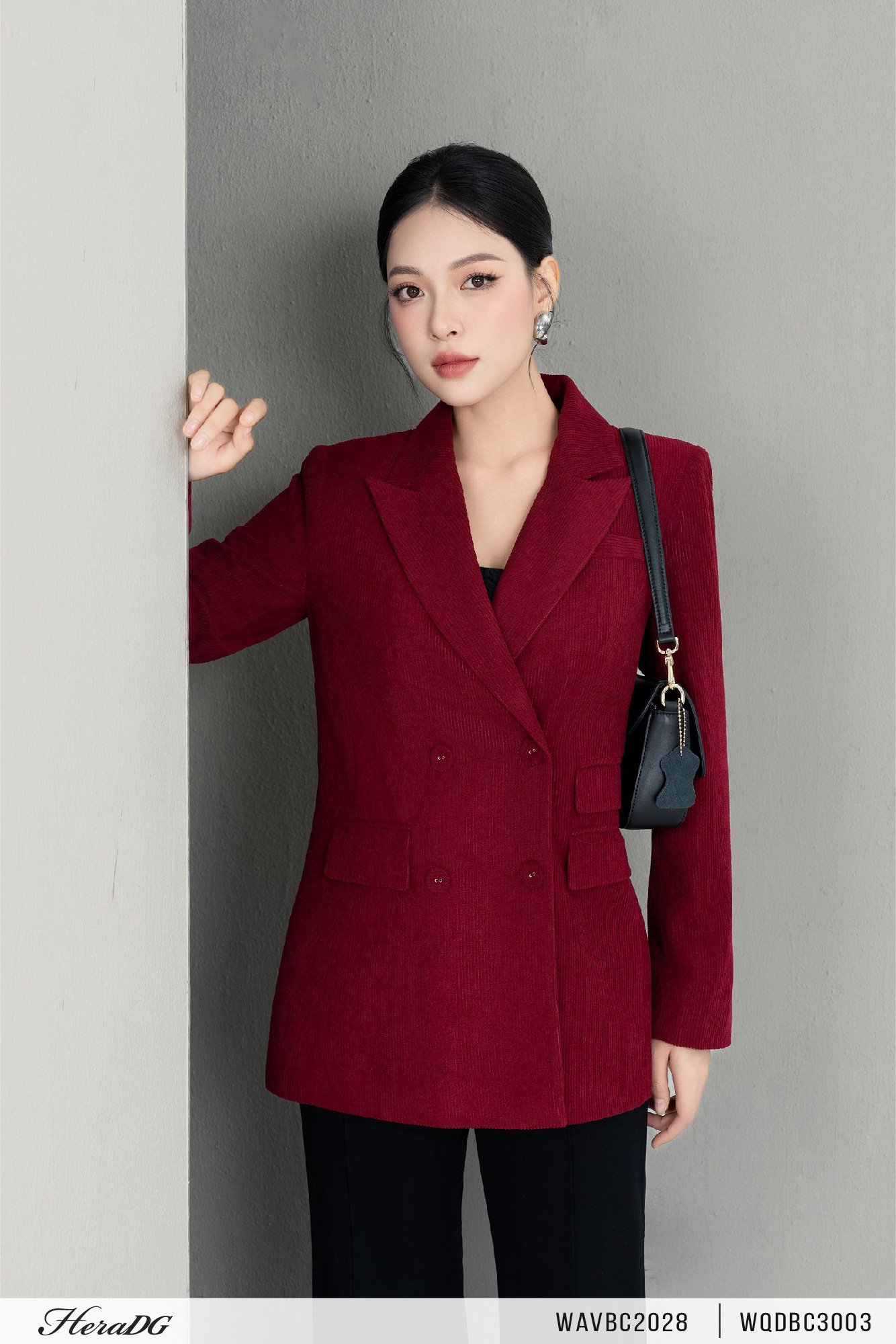 Áo blazer 2 hàng khuy