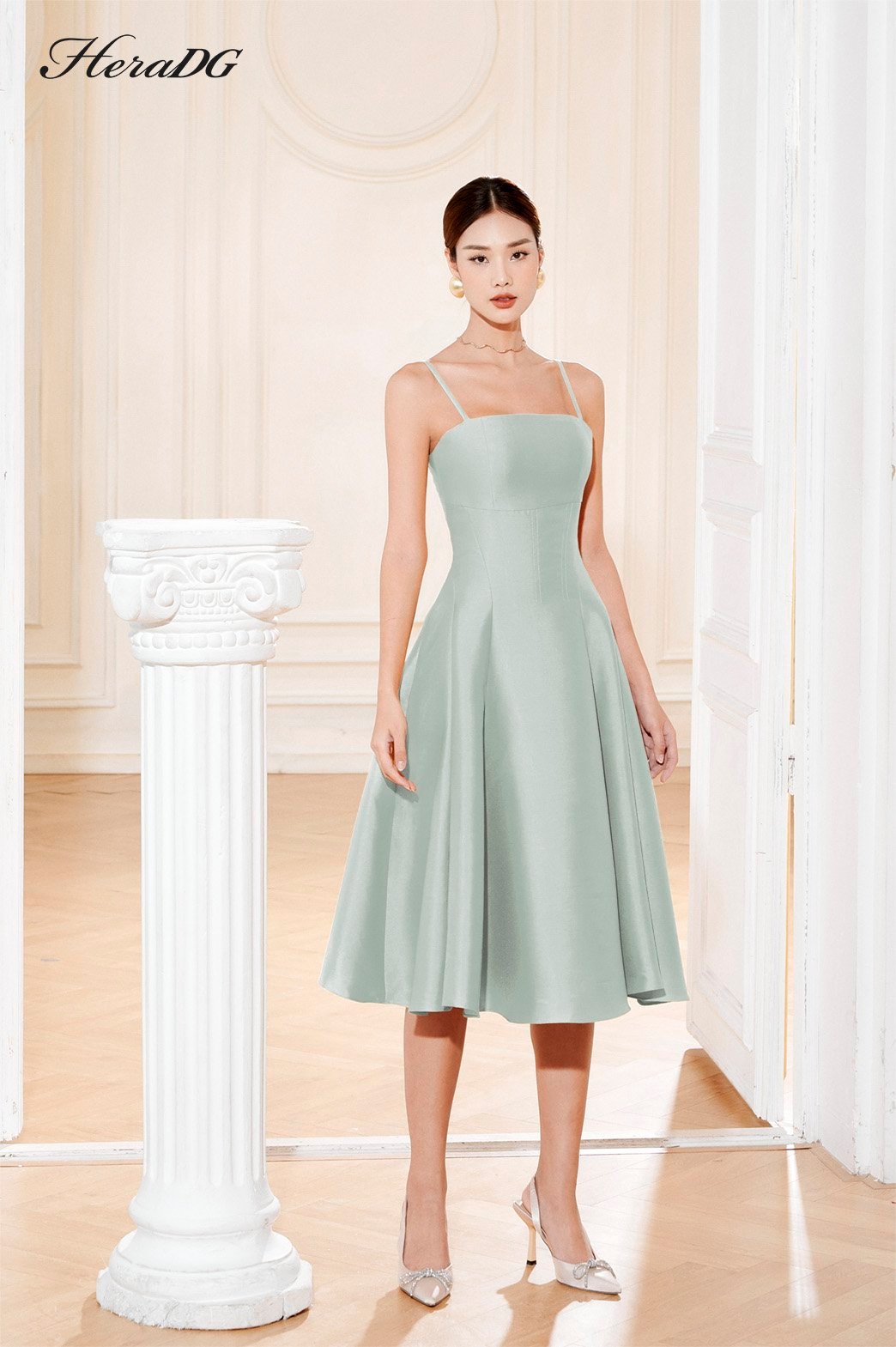 Đầm xoè 2 dây