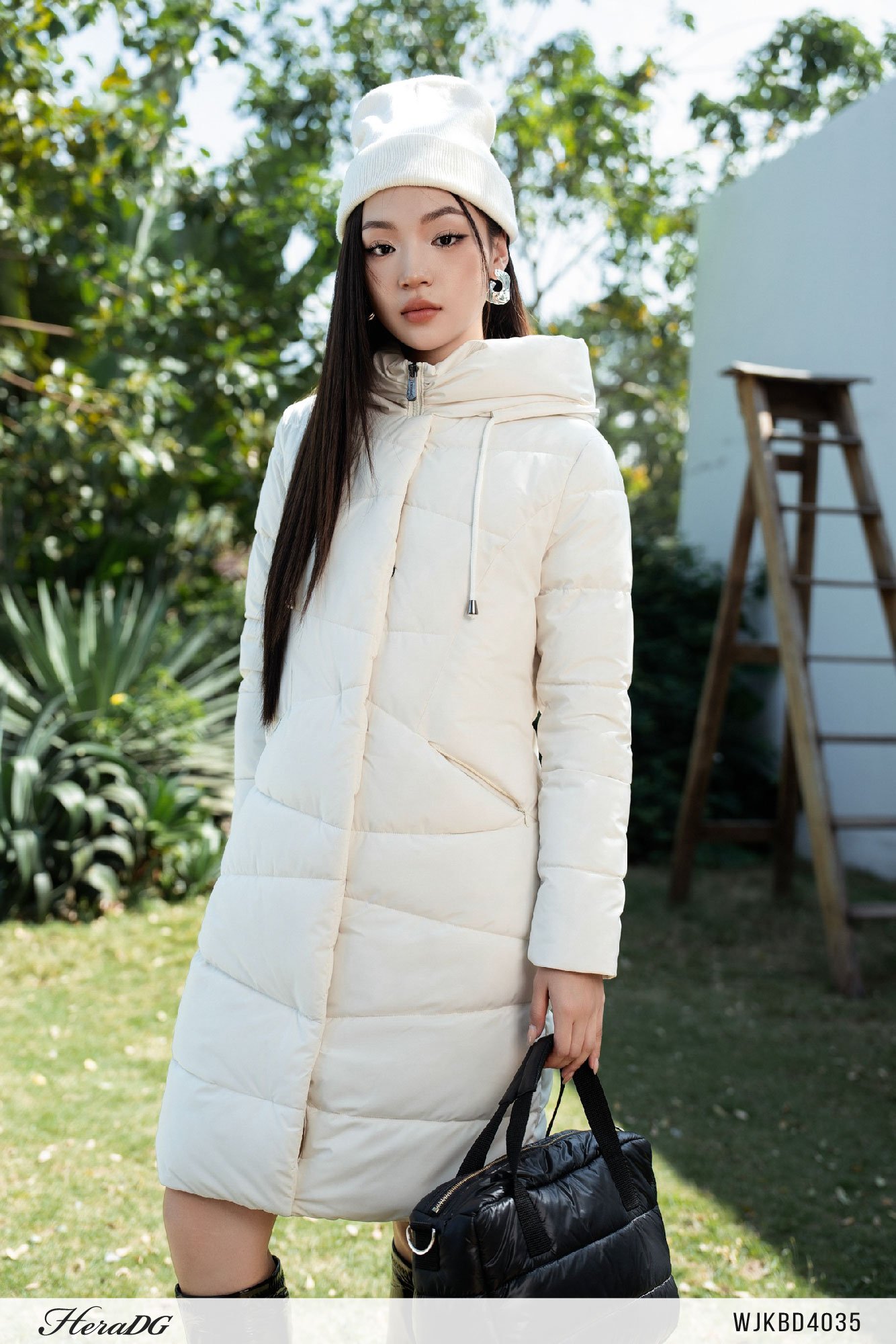 Áo phao 3 lớp dáng dài