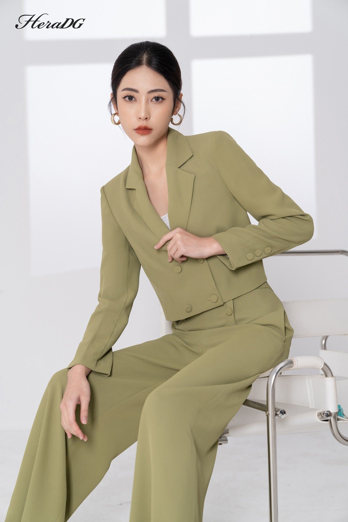 Áo vest dáng ngắn